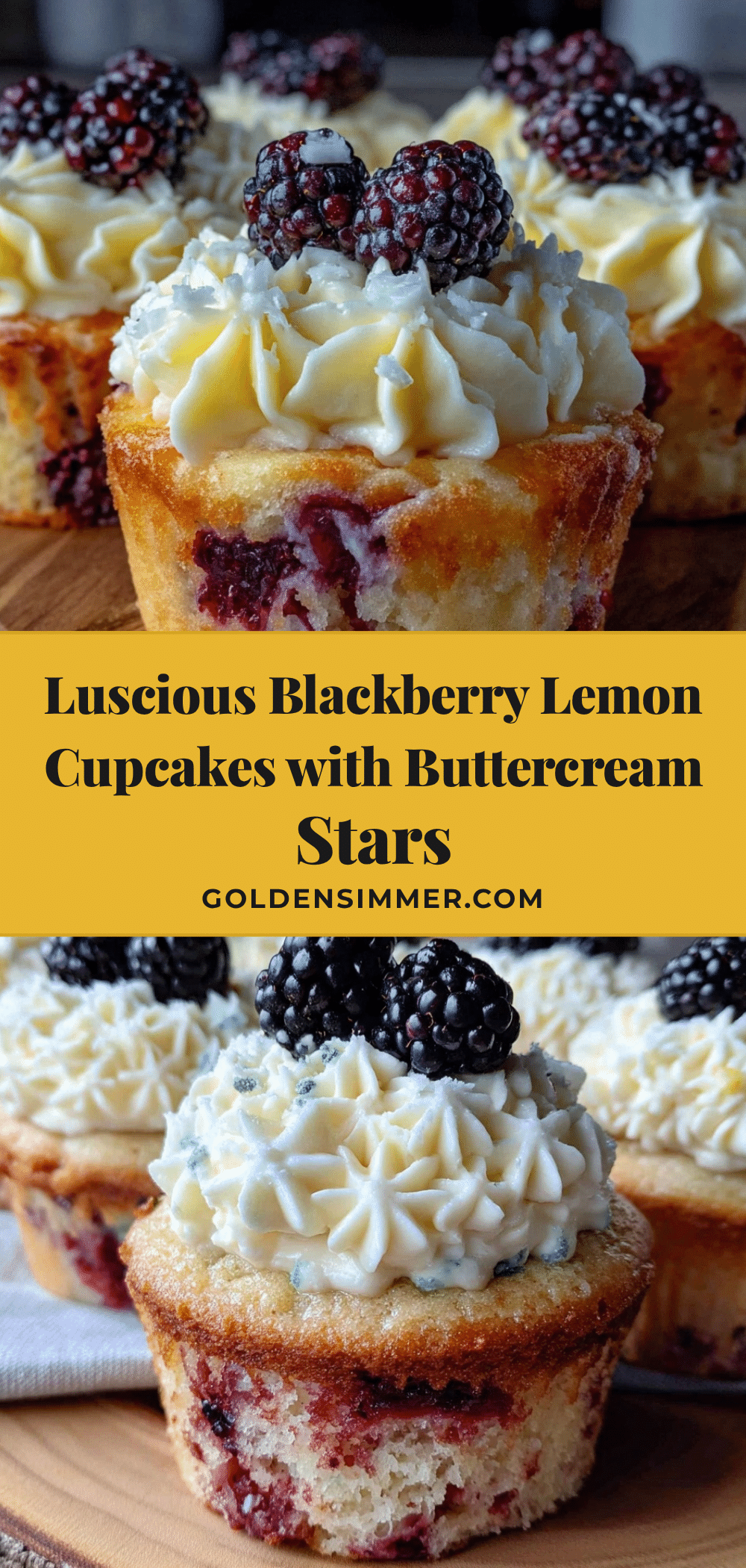 blackberry lemon cupcakes recipe