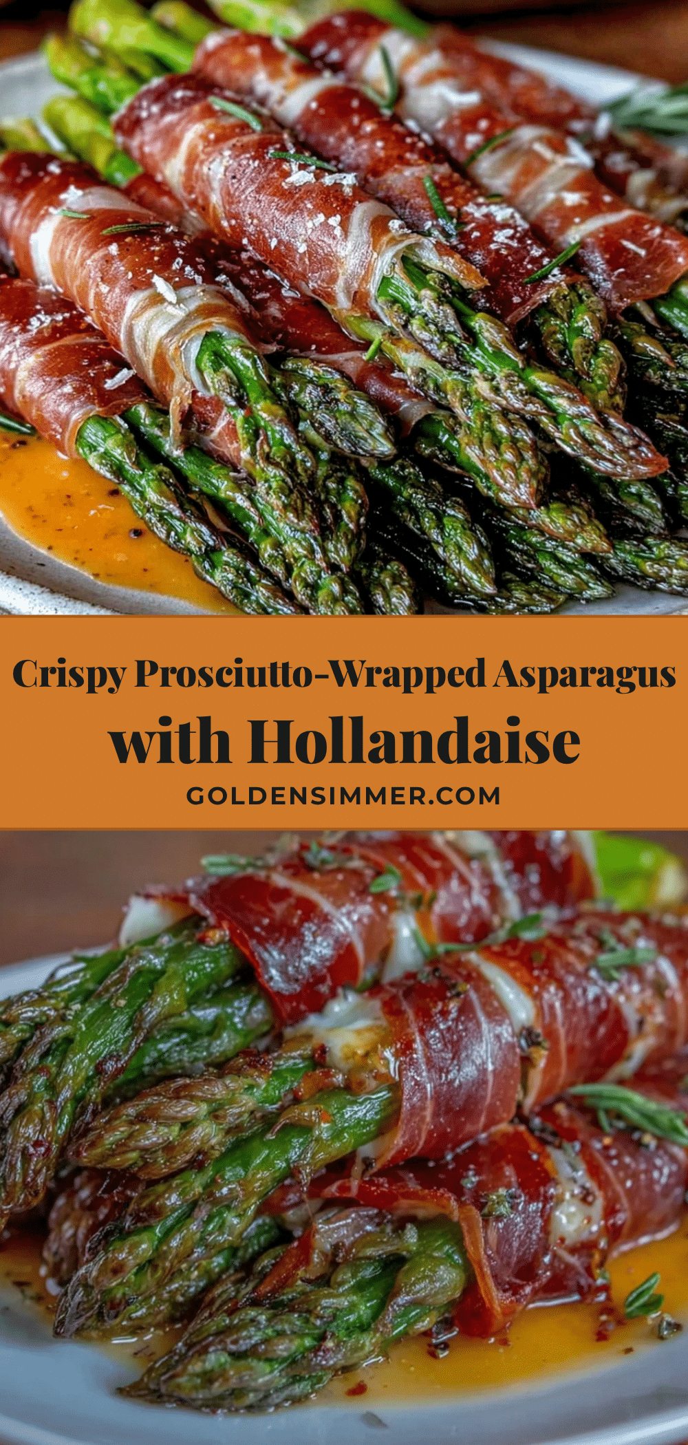 crispy prosciutto-wrapped asparagus recipe