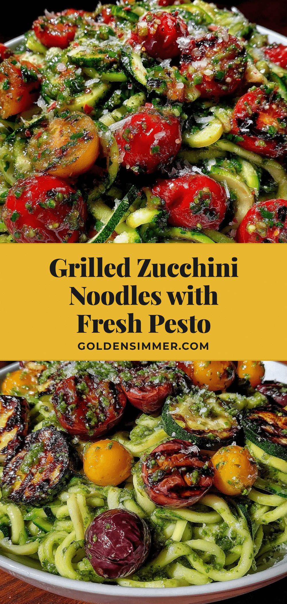 fresh grilled zucchini noodles recipe recipe