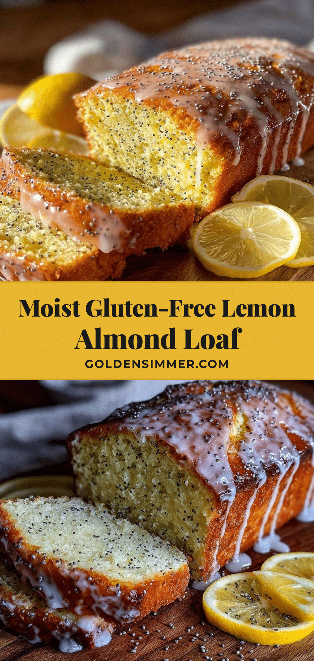 almond flour lemon poppy seed loaf cake recipe