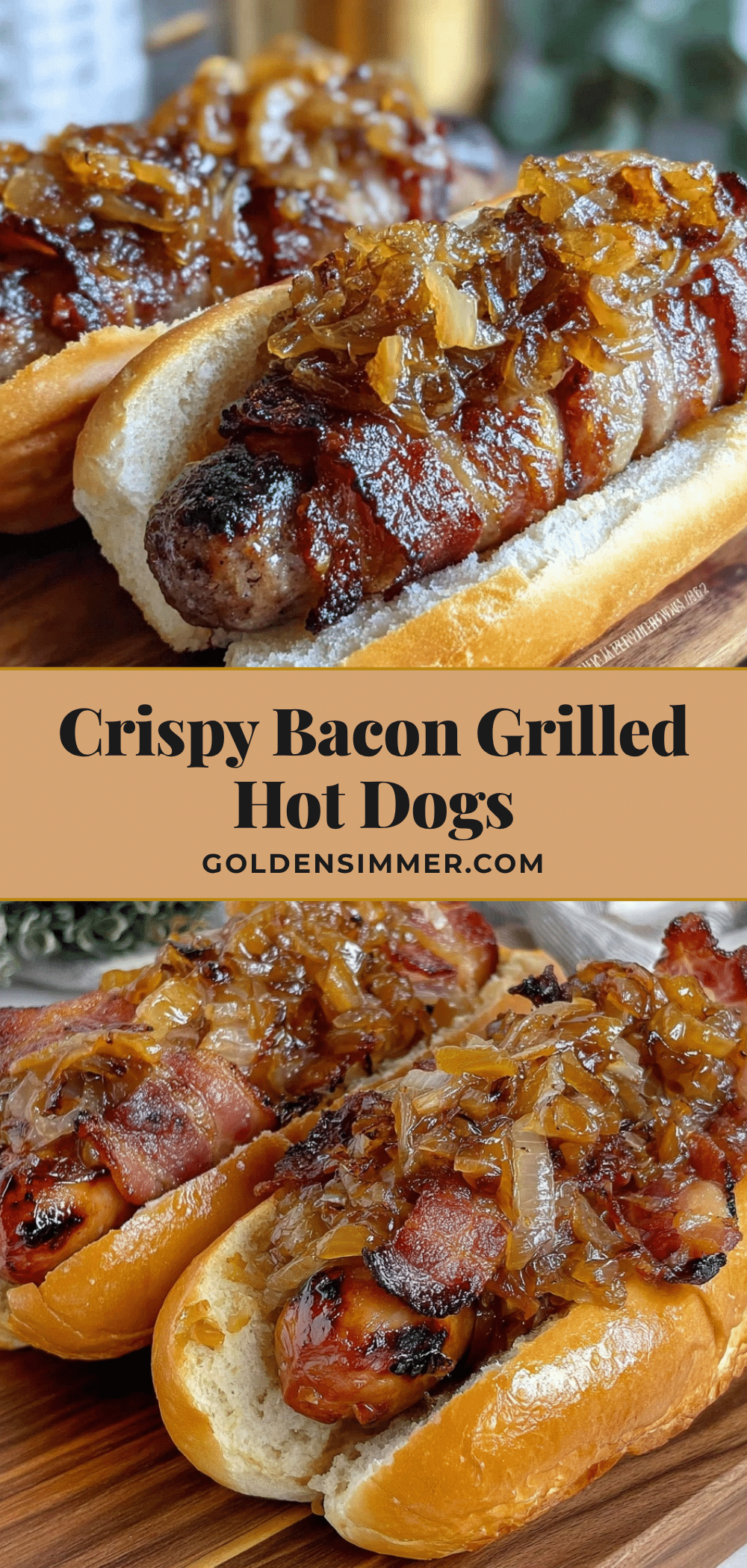 bacon grilled hot dogs recipe