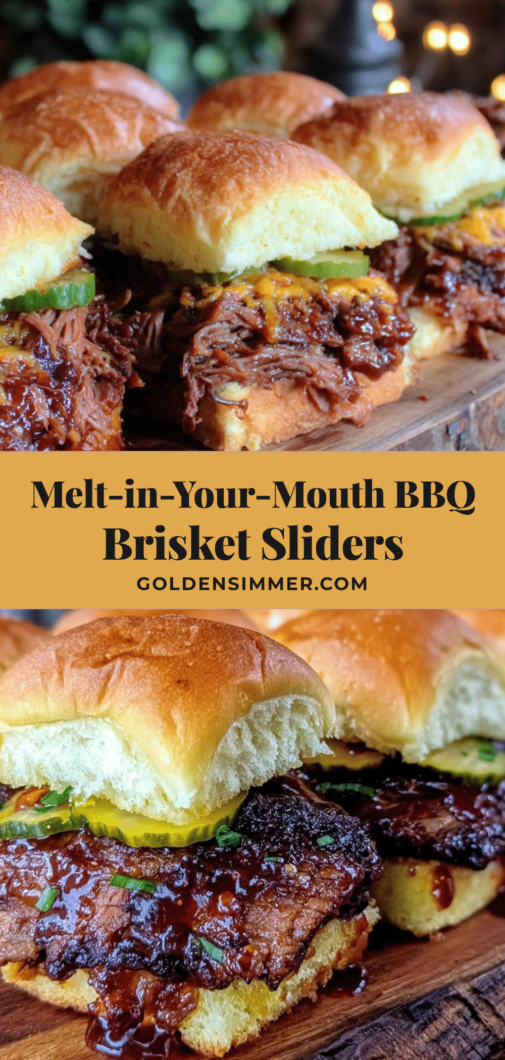 BBQ brisket sliders recipe