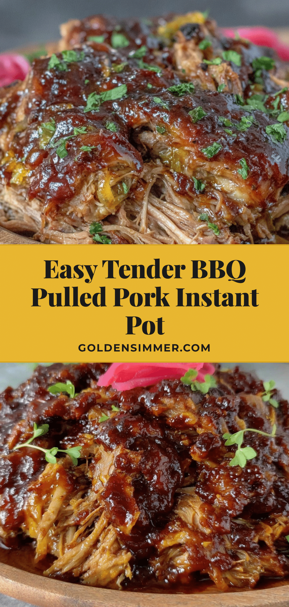 BBQ pulled pork Instant Pot recipe recipe