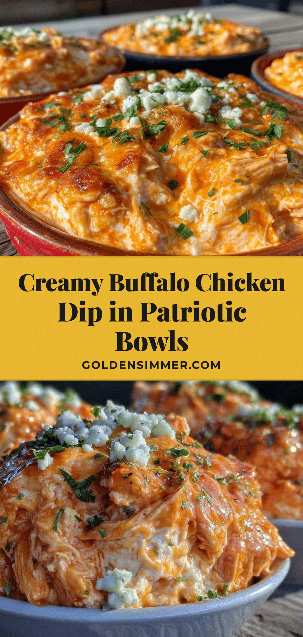 creamy buffalo chicken dip recipe
