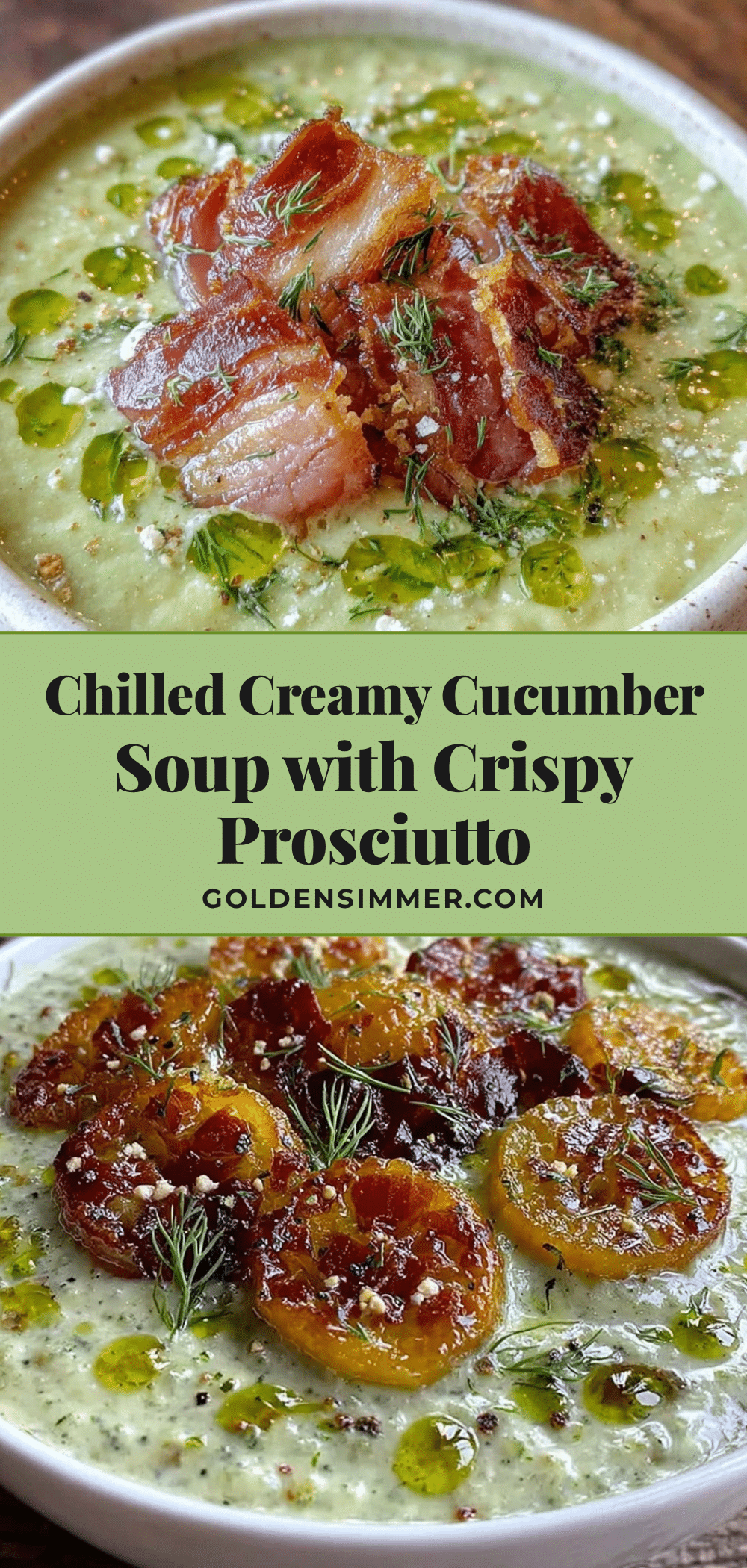 creamy cold cucumber soup recipe