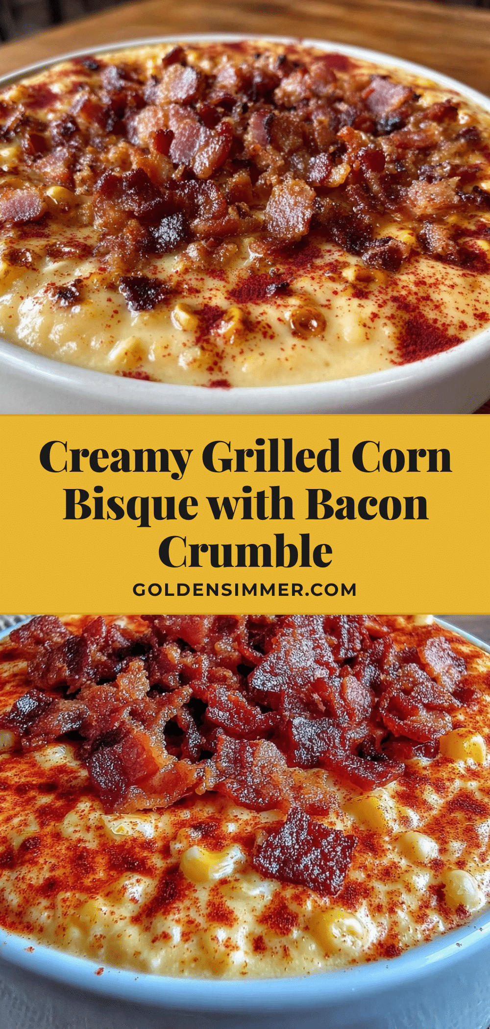 creamy grilled corn bisque recipe