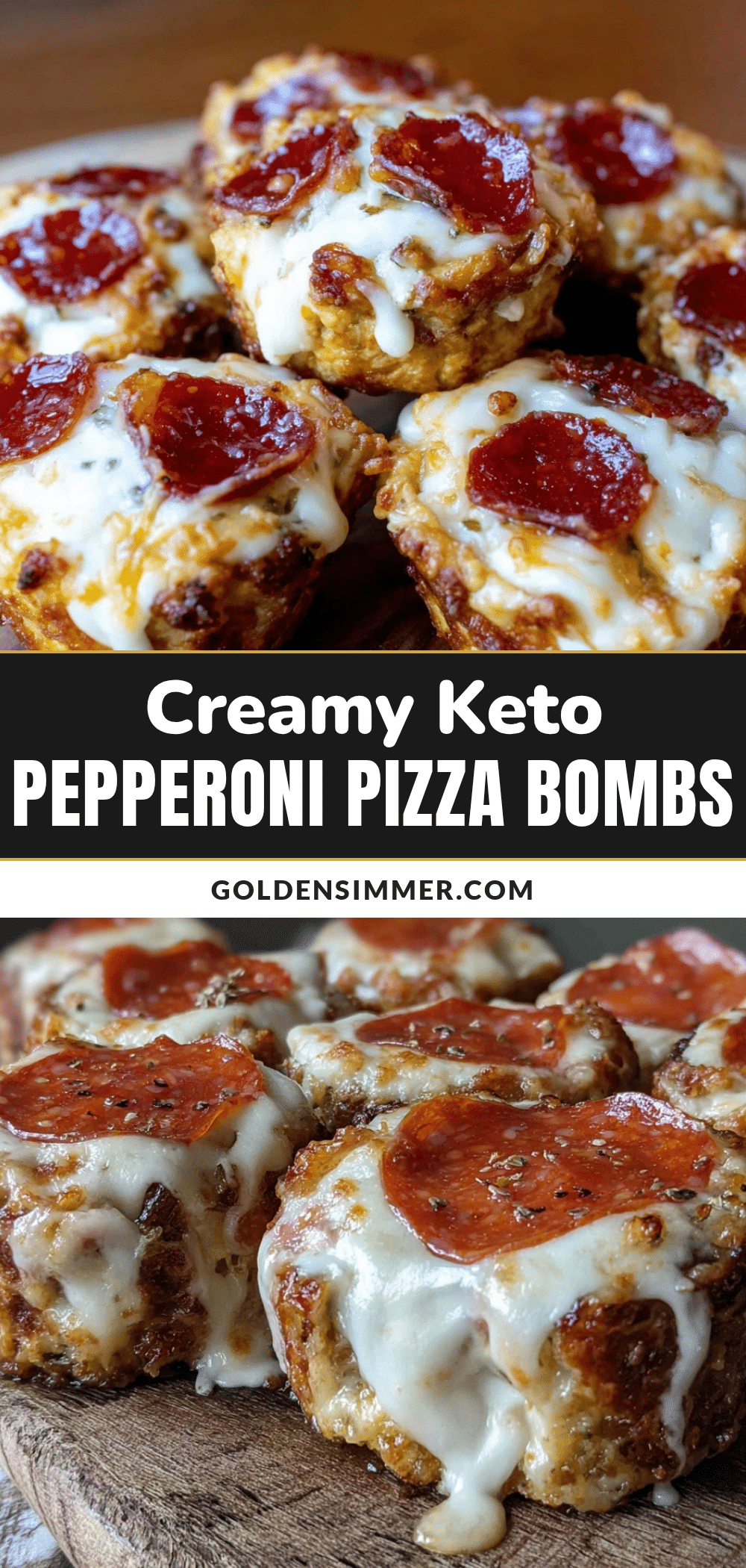 creamy keto pepperoni pizza fat bombs recipe