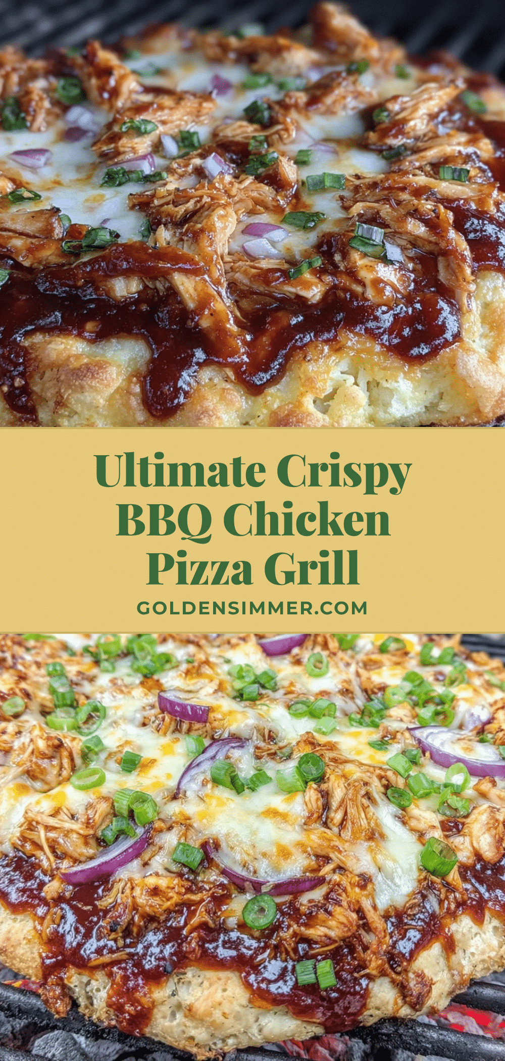 crispy BBQ chicken pizza recipe