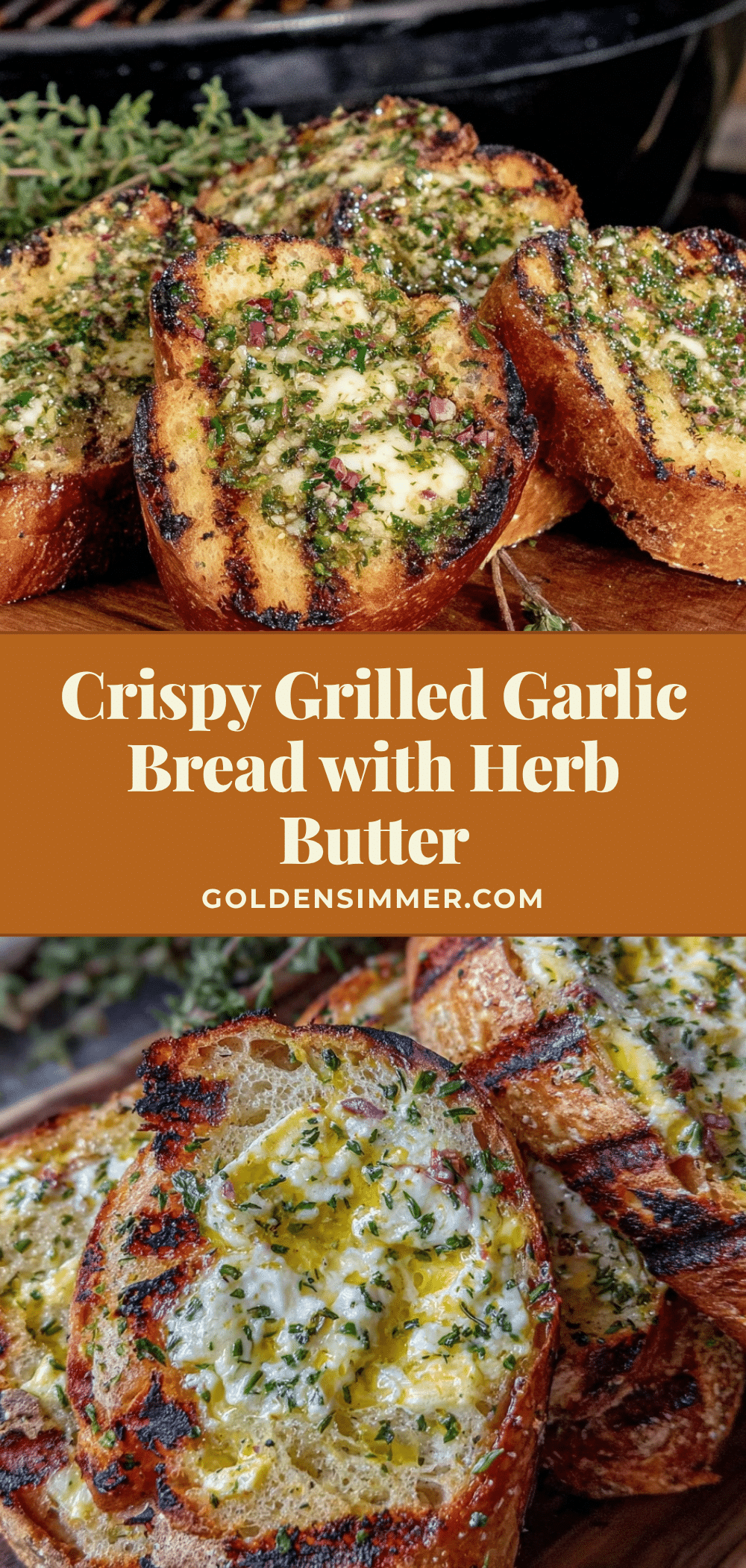 crispy grilled garlic bread recipe