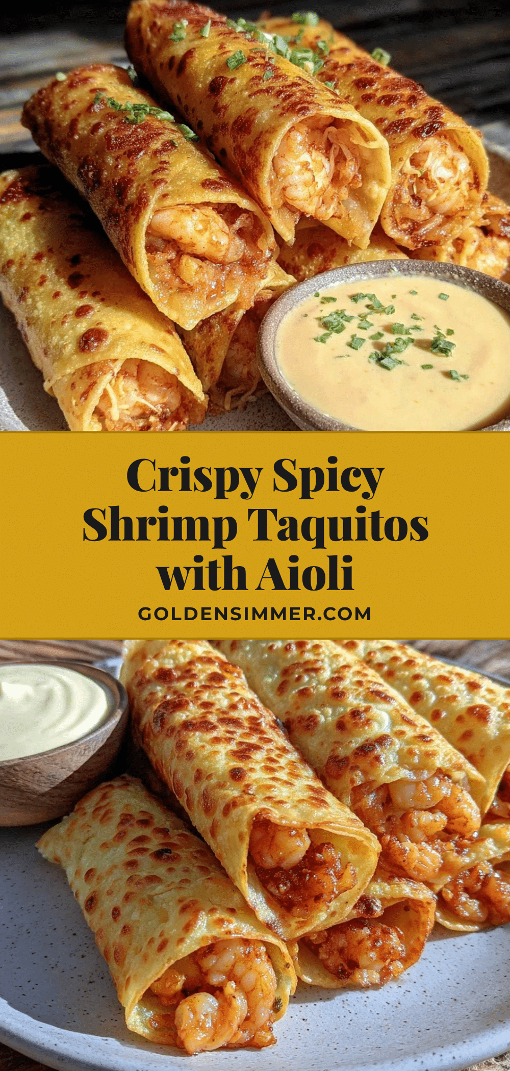 crispy shrimp taquitos recipe