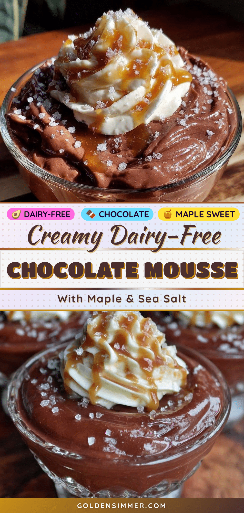 dairy-free chocolate avocado mousse recipe