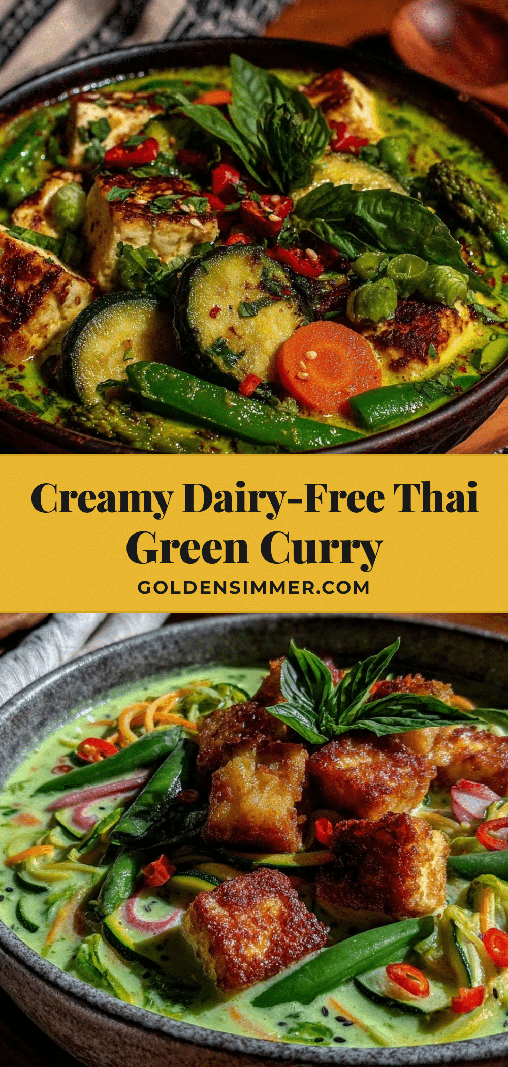 dairy-free thai green curry recipe