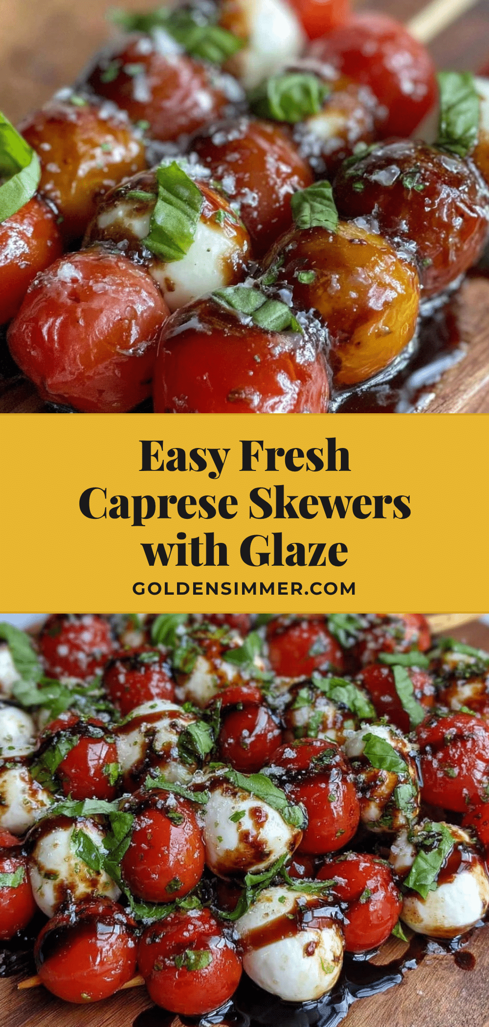 easy fresh caprese skewers recipe