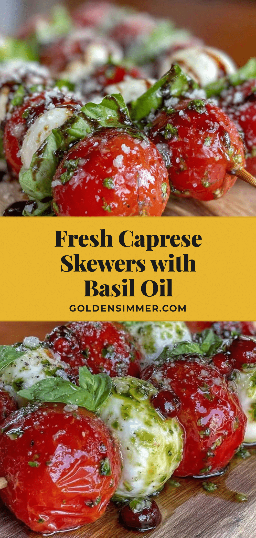 Fresh Caprese Skewers recipe