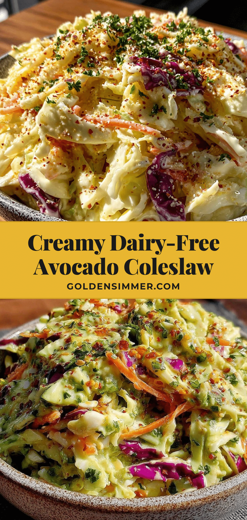 fresh dairy-free coleslaw recipe
