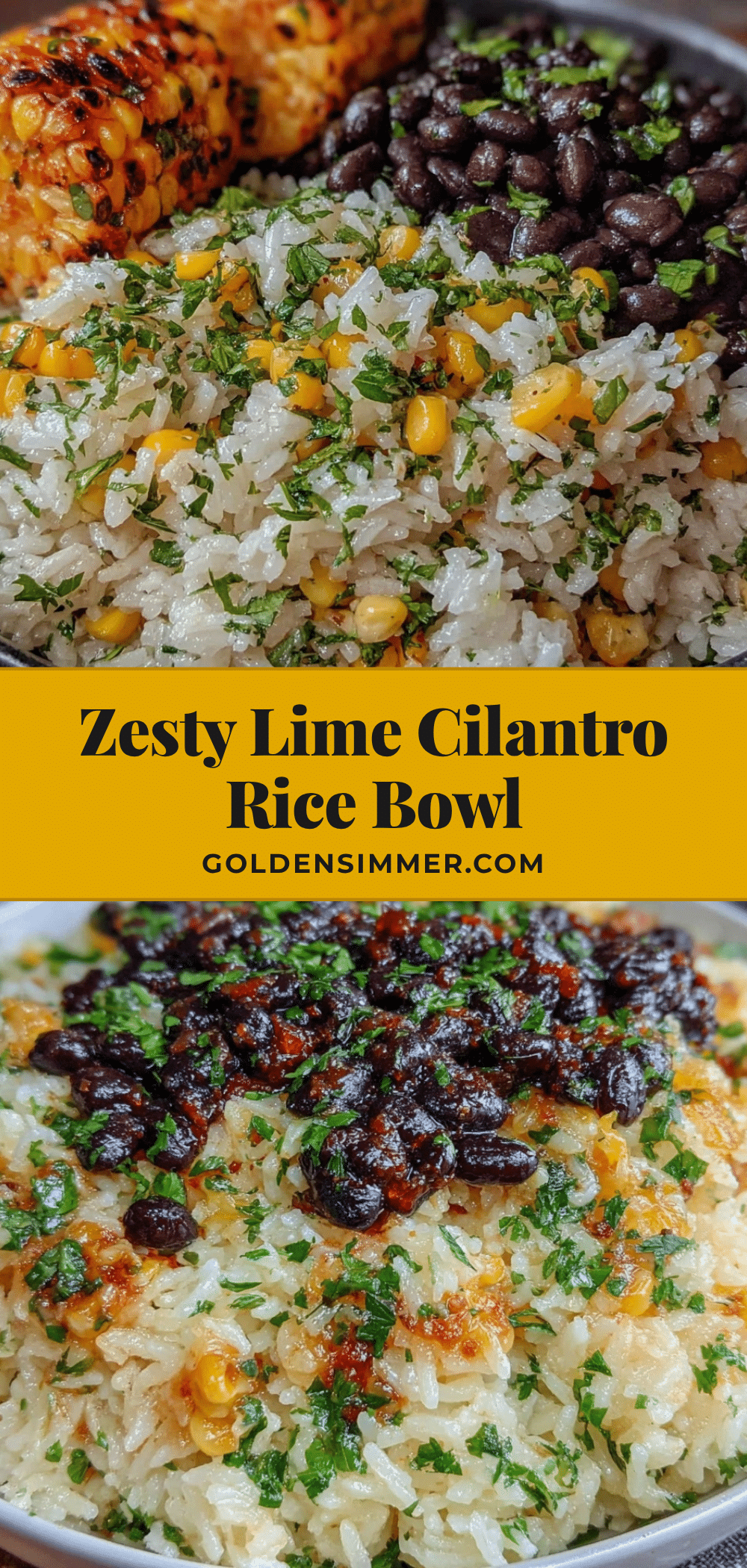Fresh Lime Cilantro Rice recipe