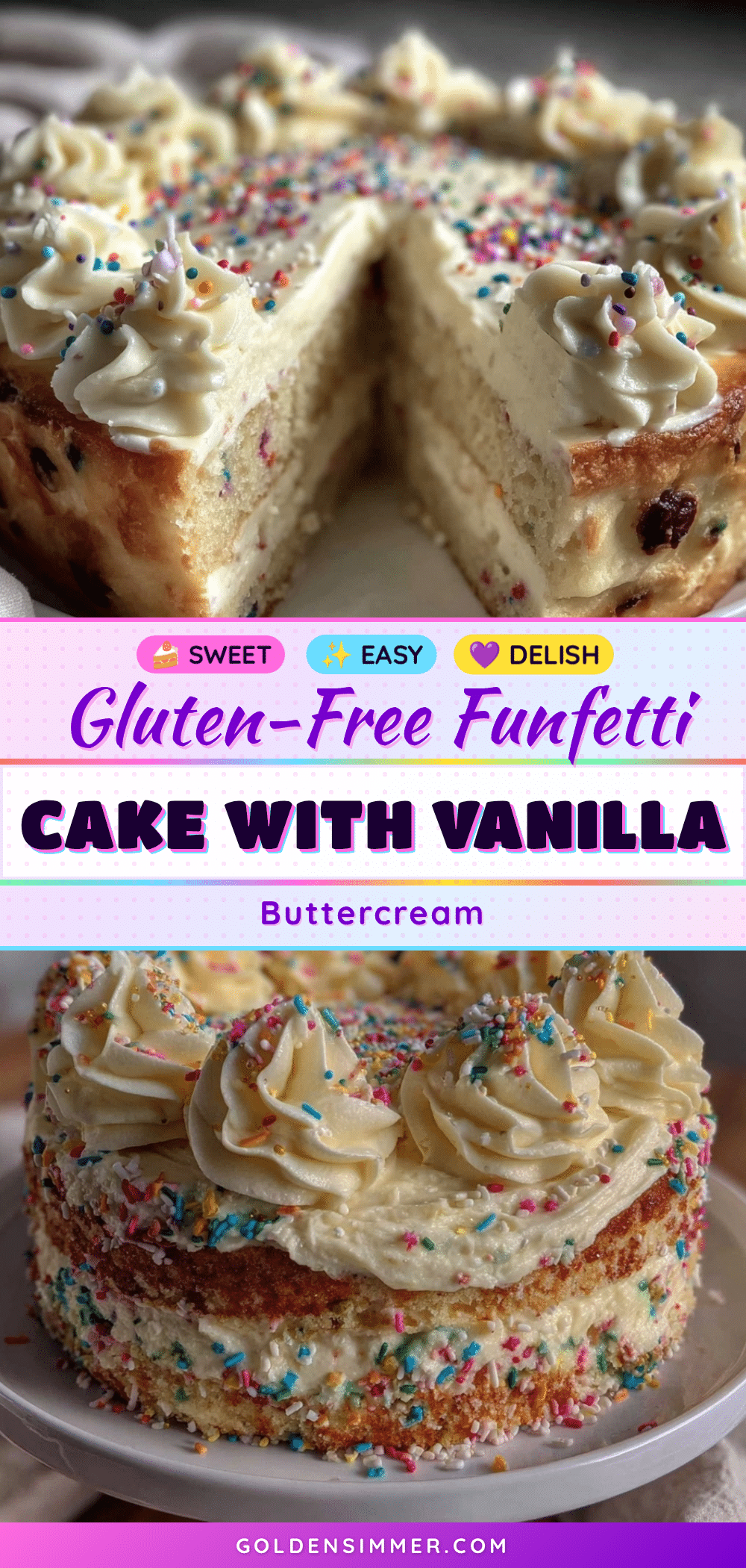 gluten-free funfetti cake recipe