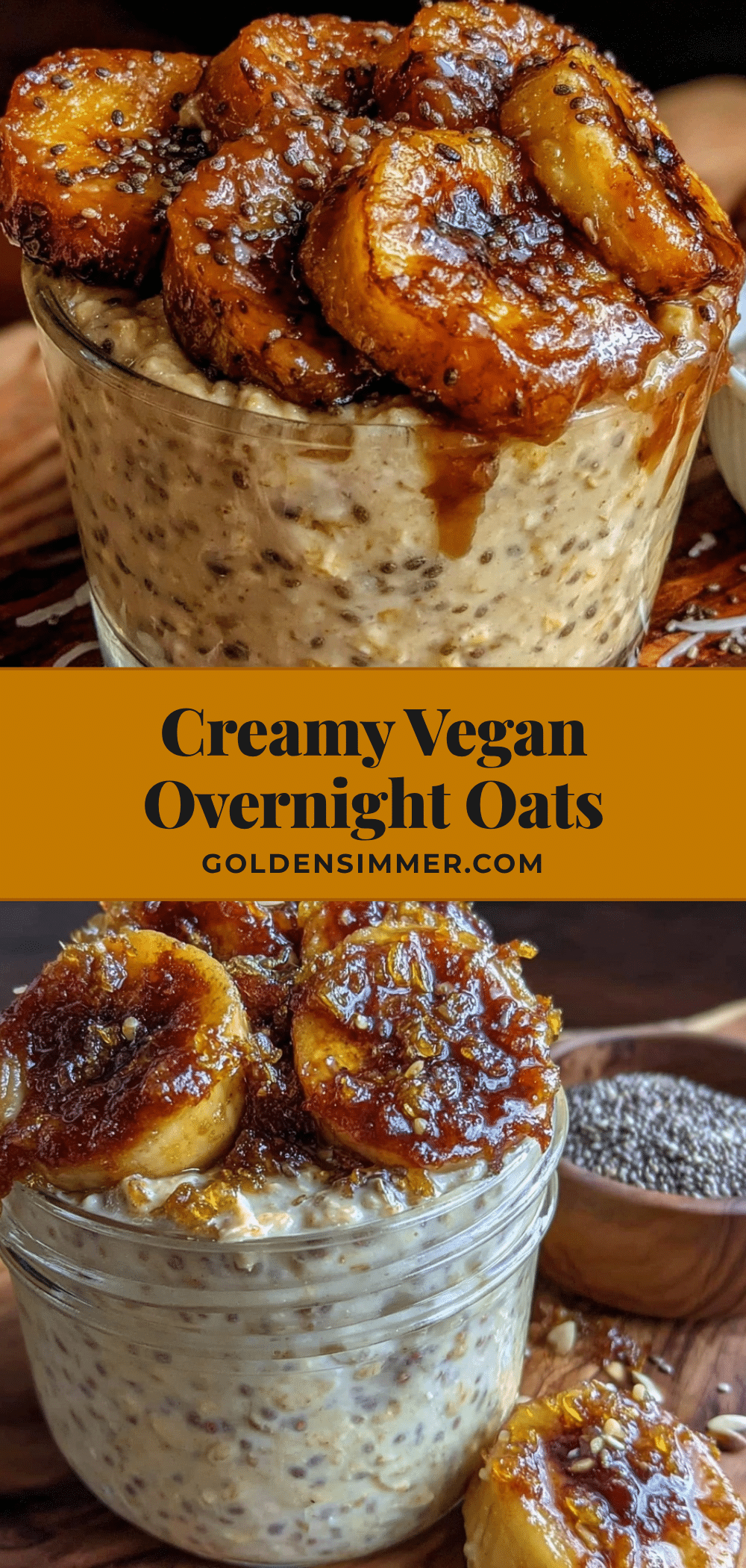 healthy vegan overnight oats recipe