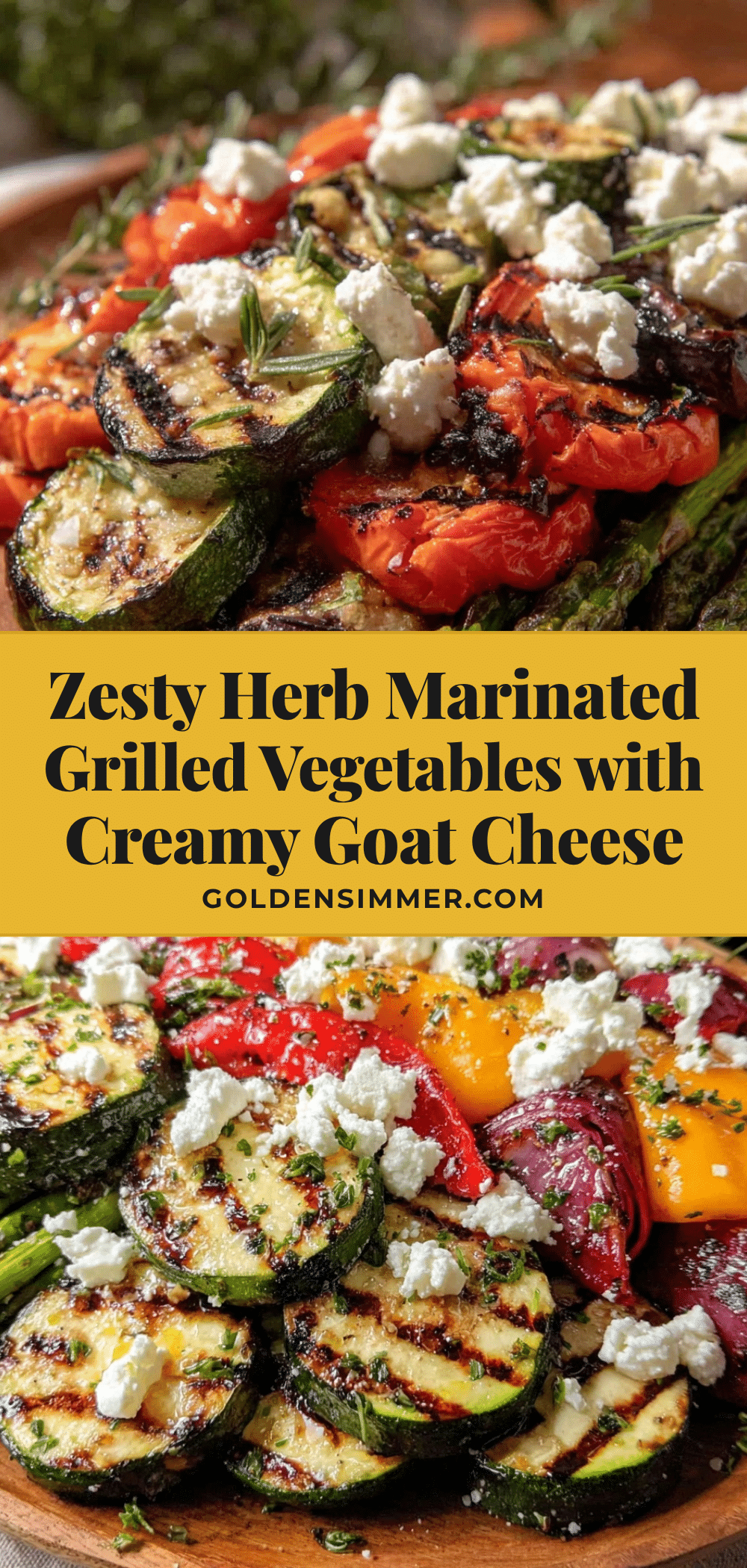 herb marinated grilled vegetables recipe