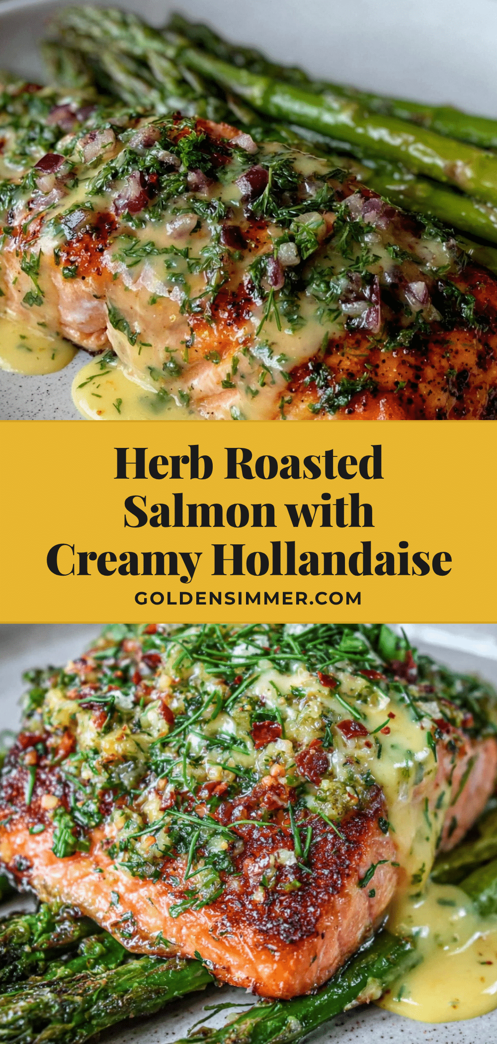 herb roasted salmon recipe