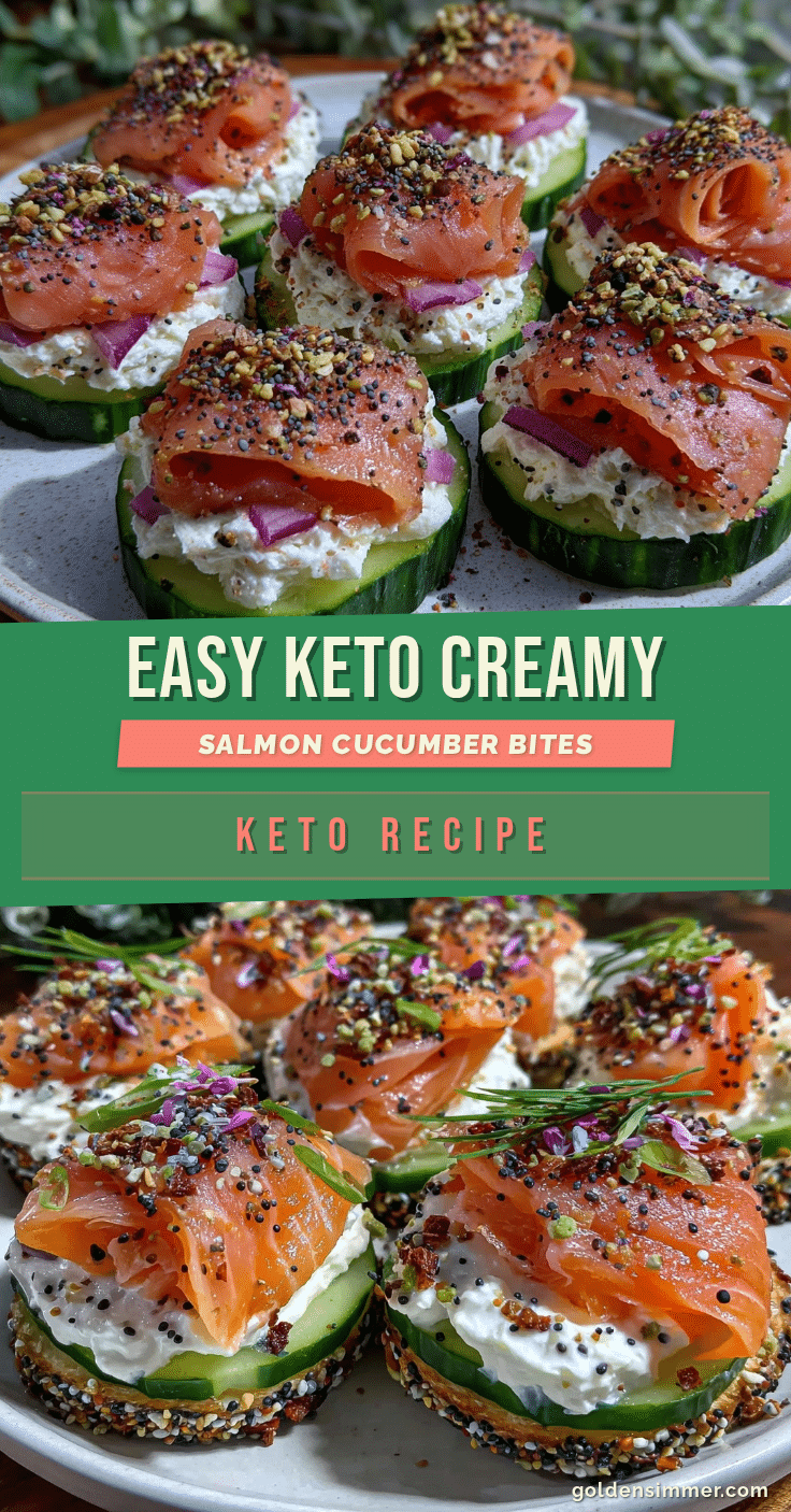 keto cucumber salmon bites recipe