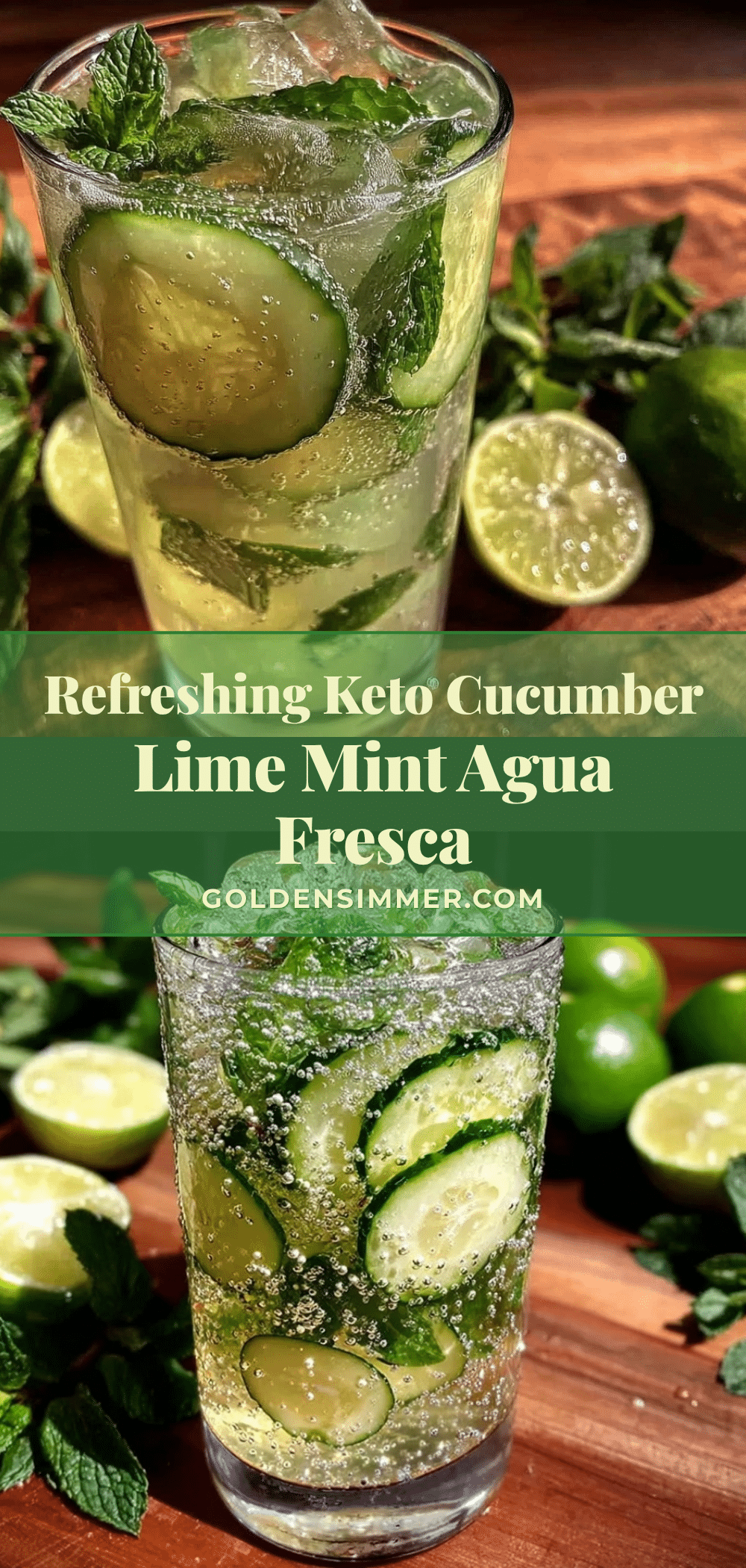keto sparkling agua fresca recipe