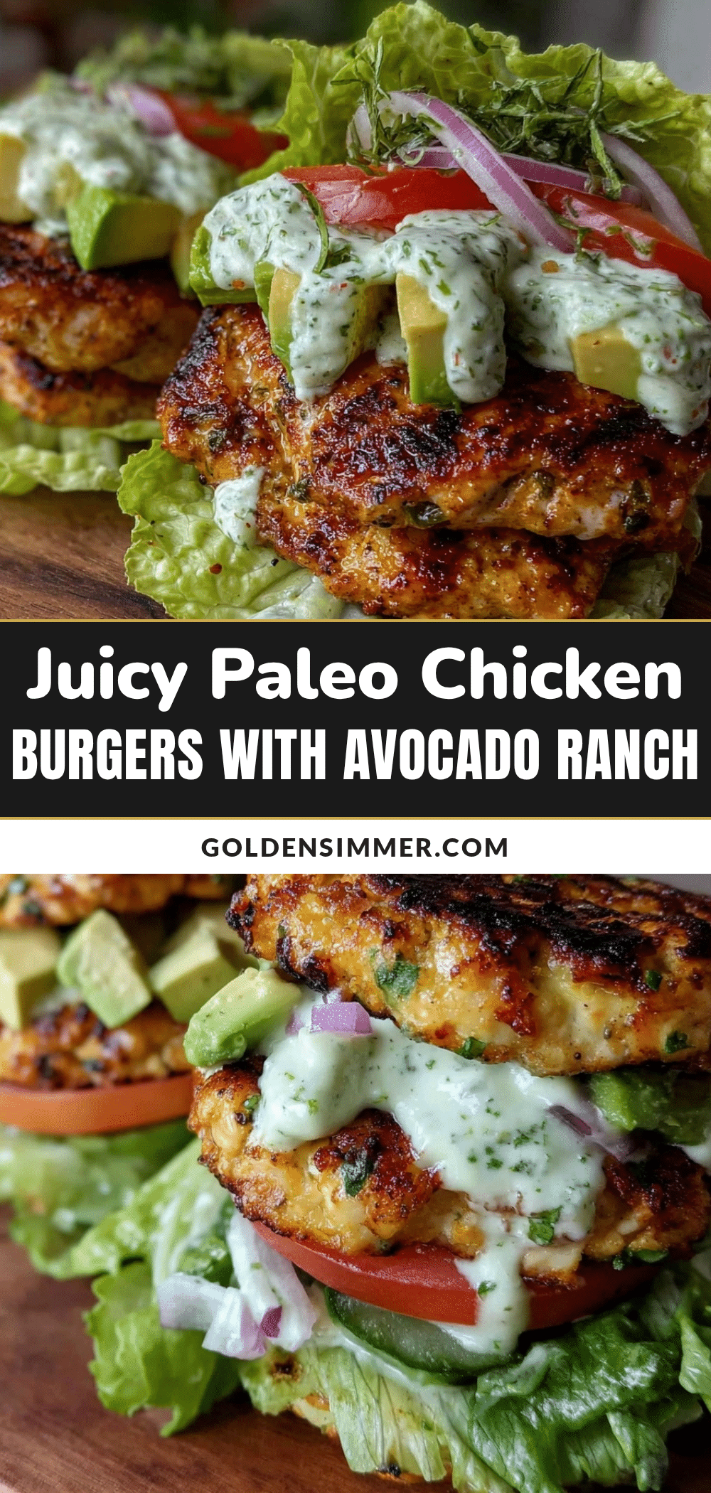 paleo grilled chicken burgers recipe