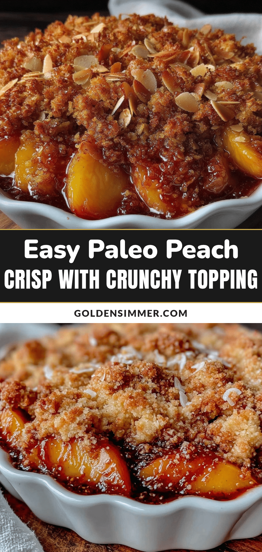 paleo peach crisp recipe