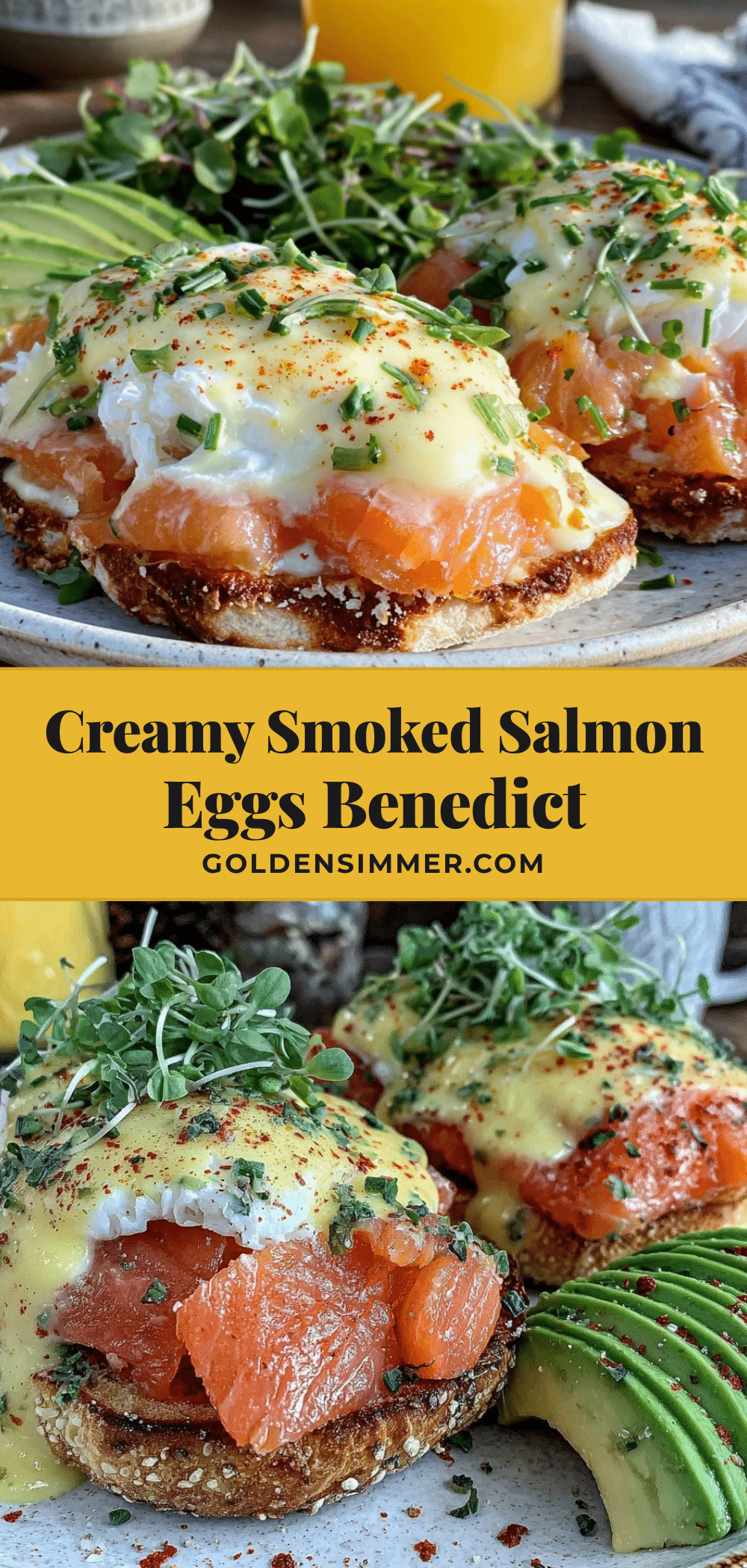 smoked salmon eggs benedict recipe