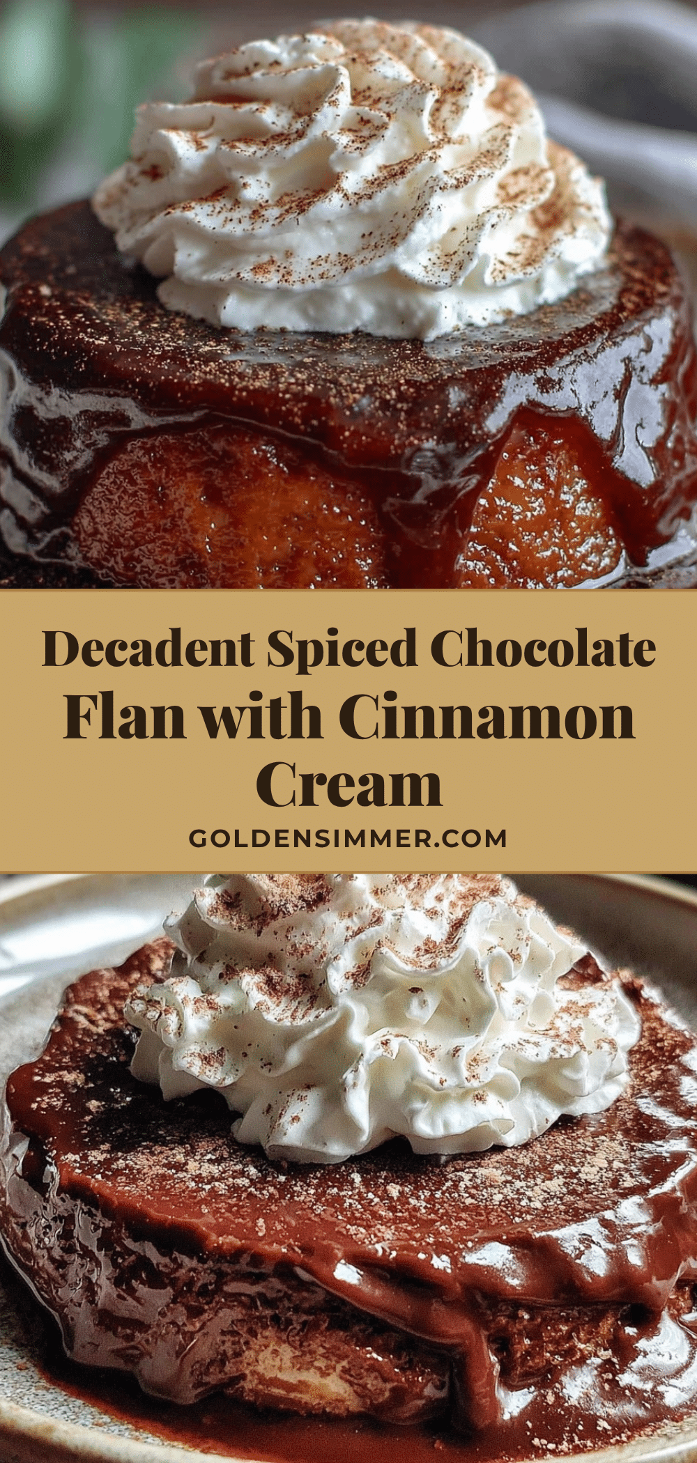 spiced chocolate flan recipe