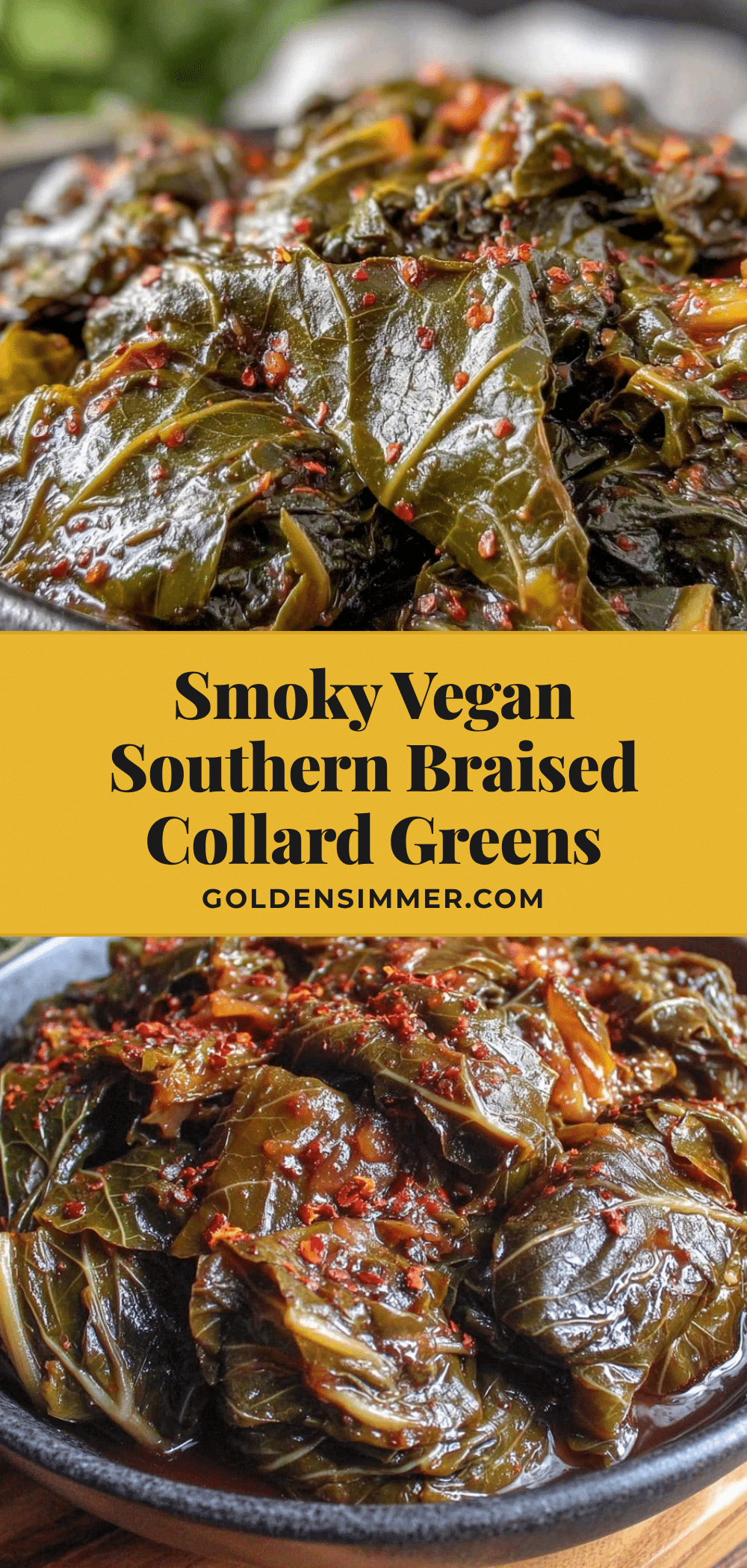 vegan southern braised collard greens recipe