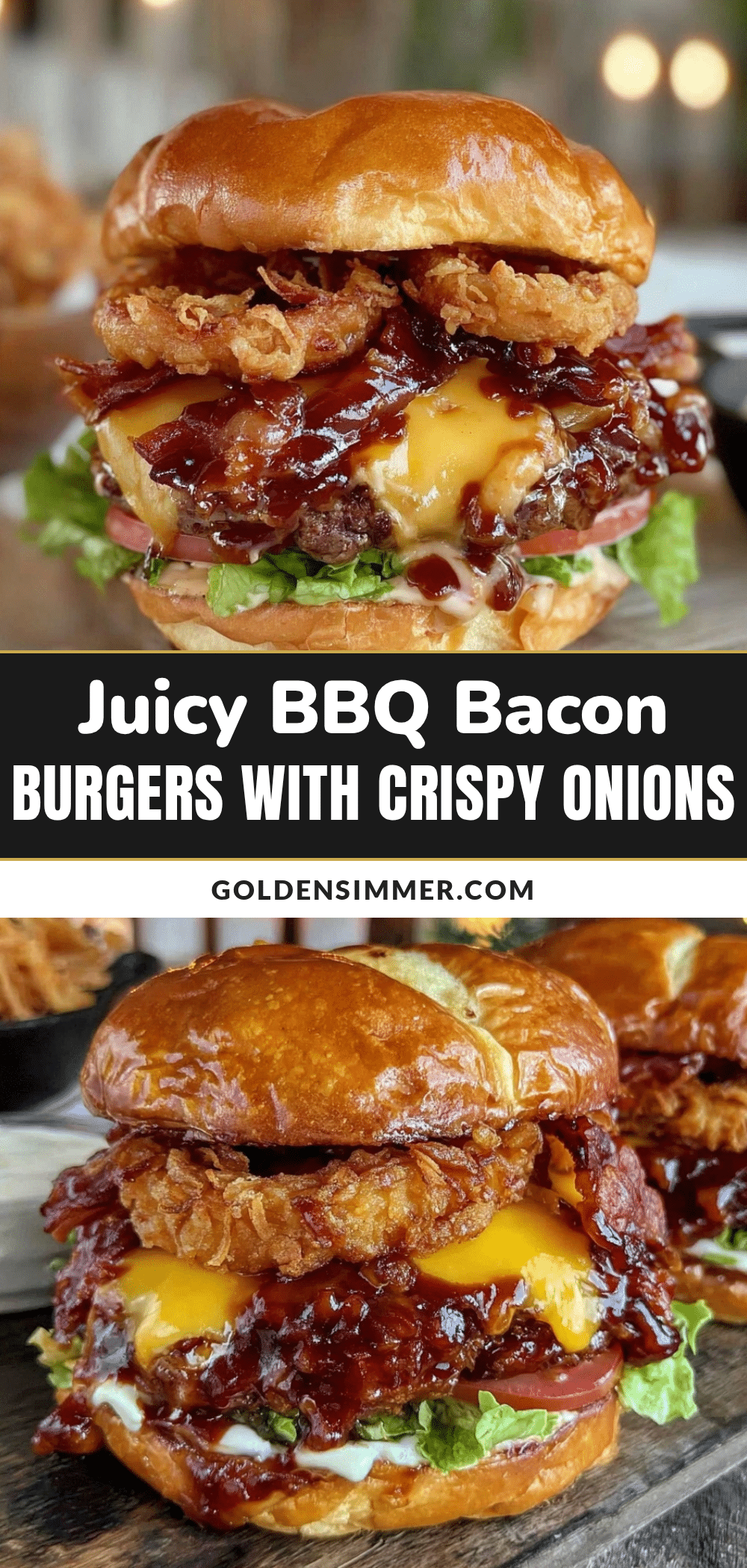 BBQ bacon burgers recipe