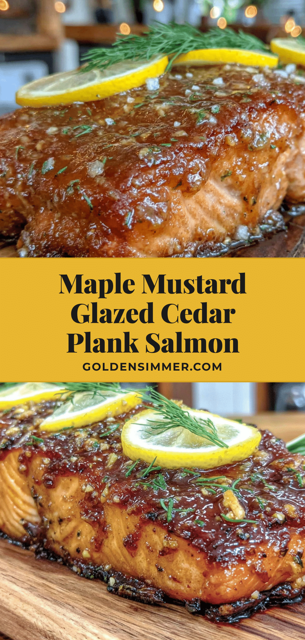 cedar plank salmon recipe