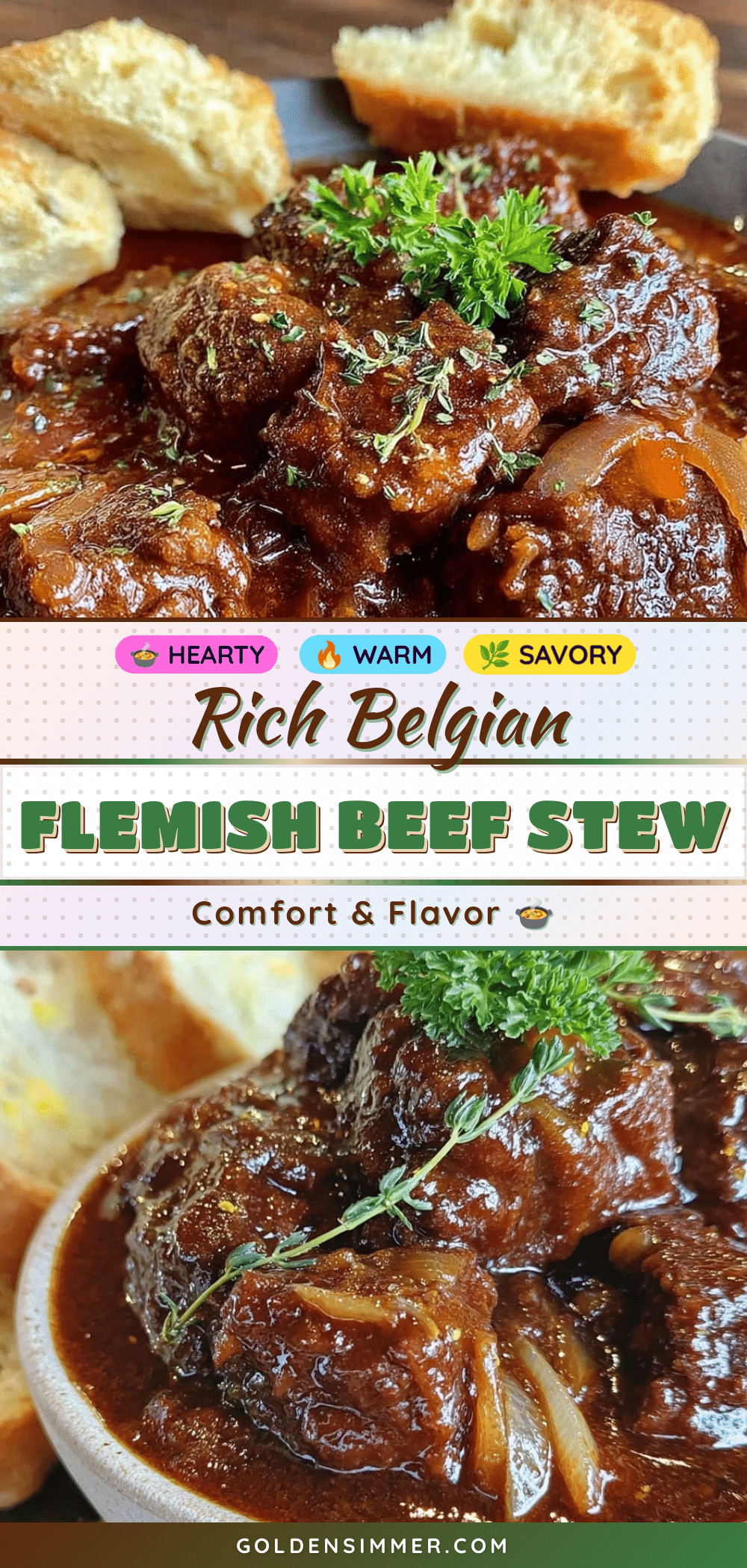 Classic Belgian Carbonnade recipe