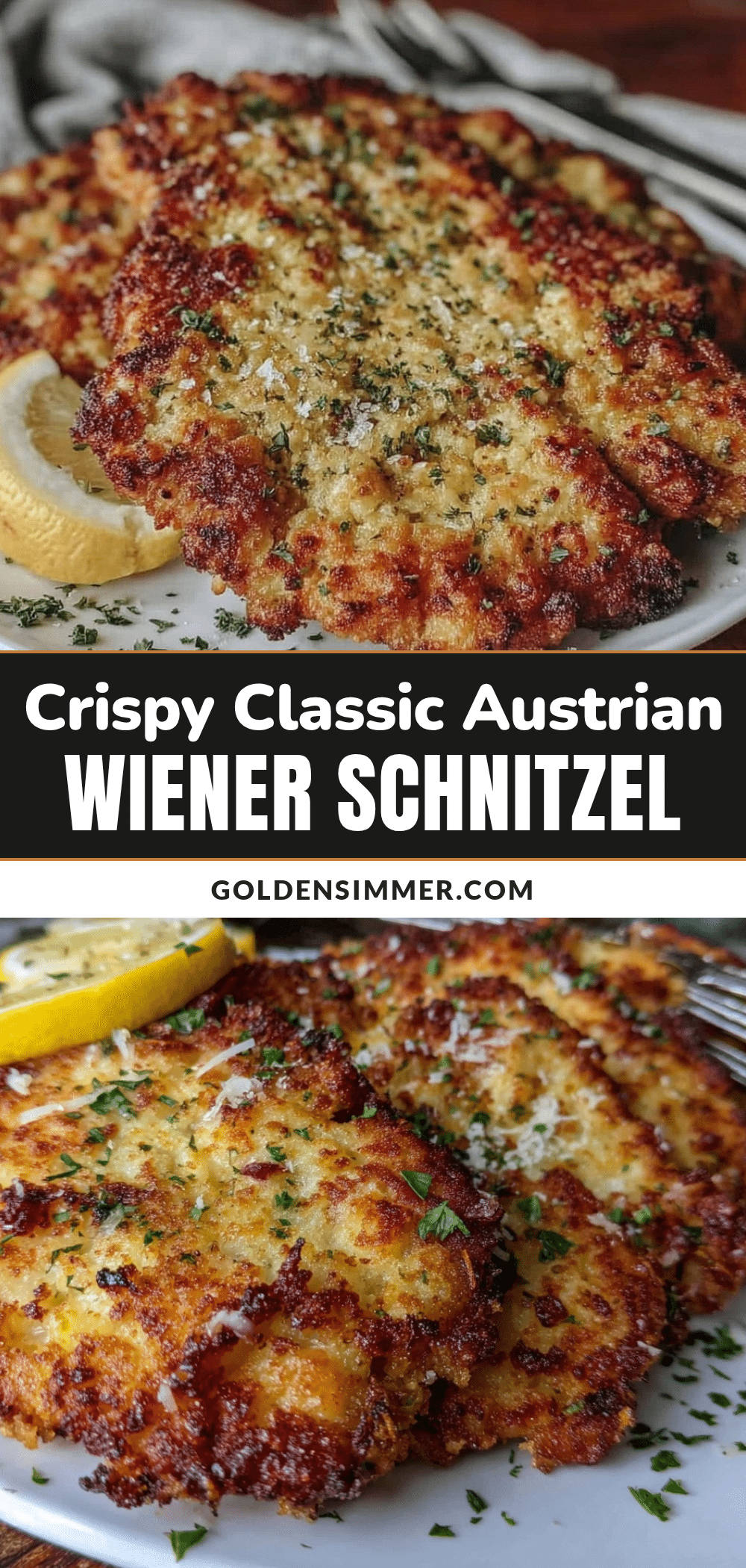 crispy classic austrian wiener schnitzel veal cutlet recipe