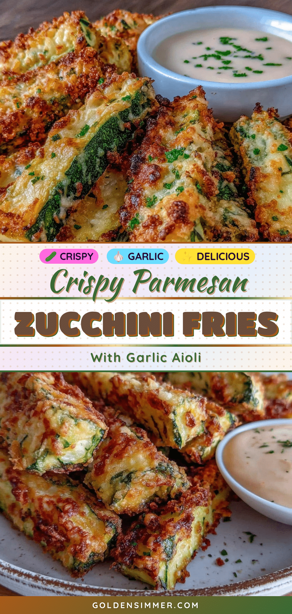 crispy parmesan crusted zucchini fries recipe