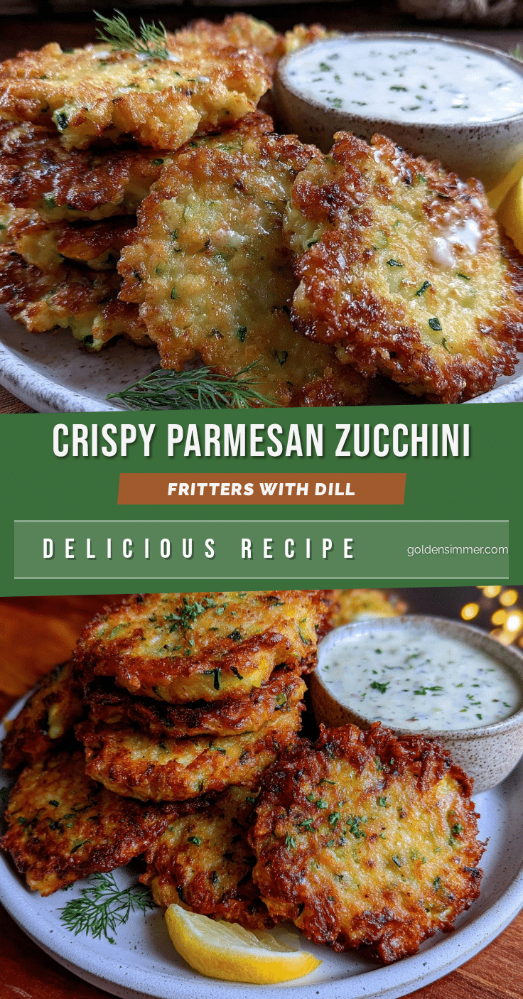 crispy parmesan zucchini fritters recipe