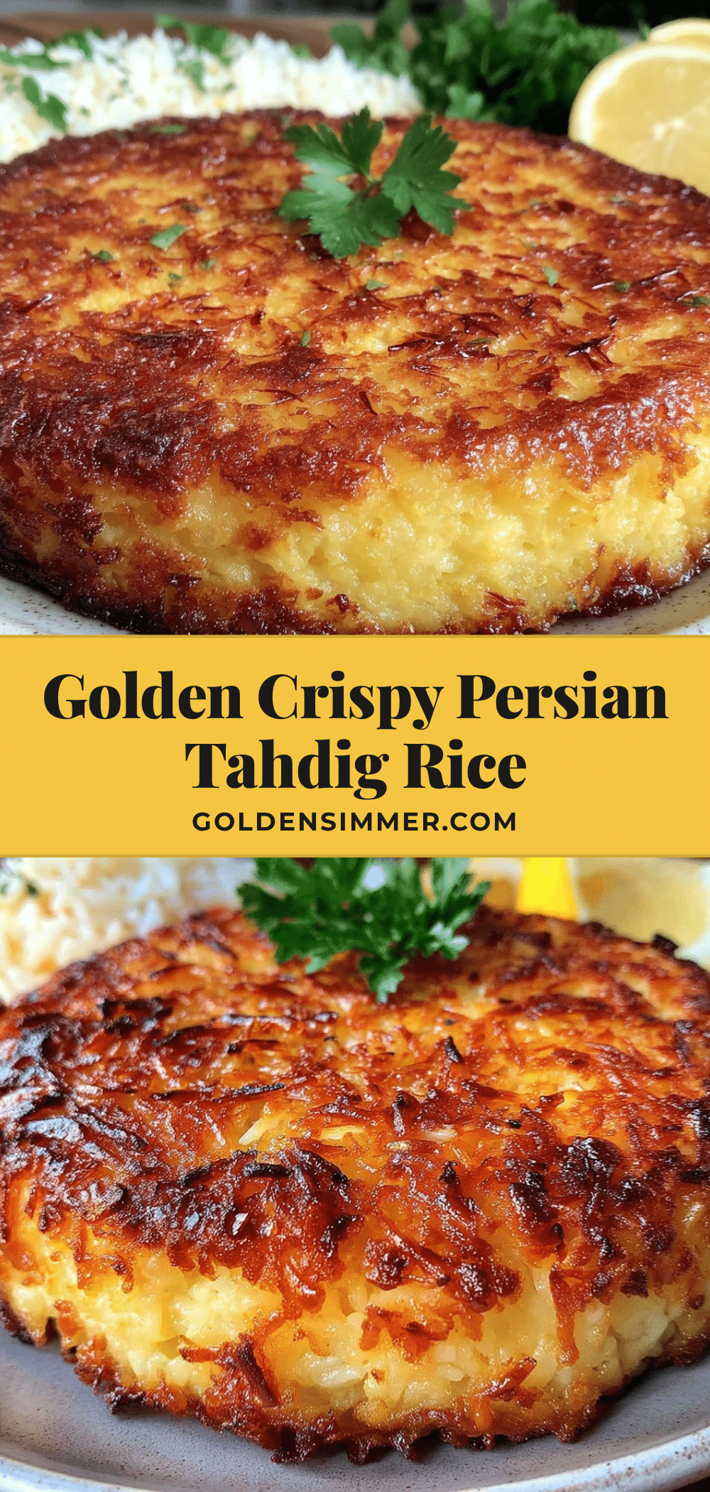 crispy persian tahdig rice recipe