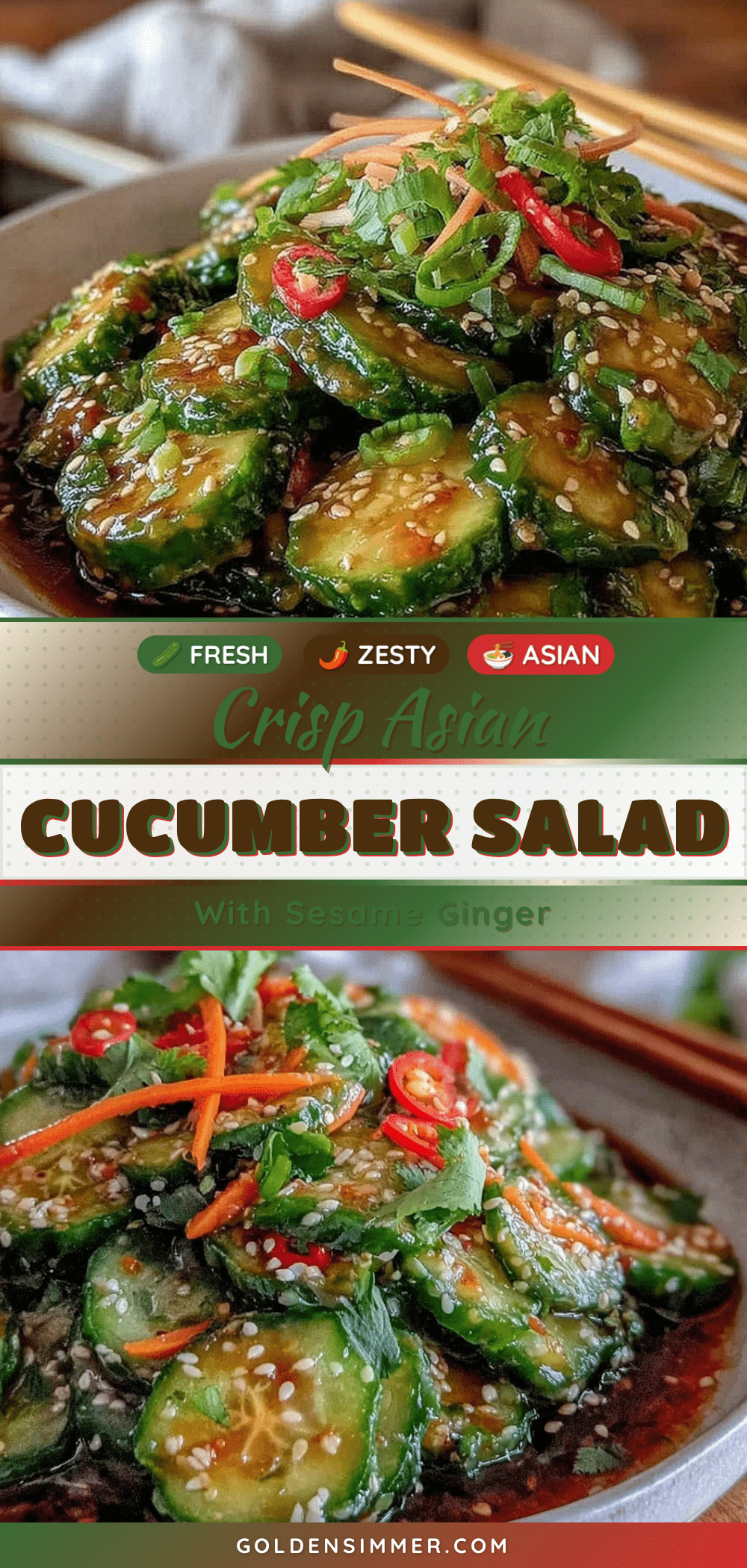 fresh asian cucumber salad recipe