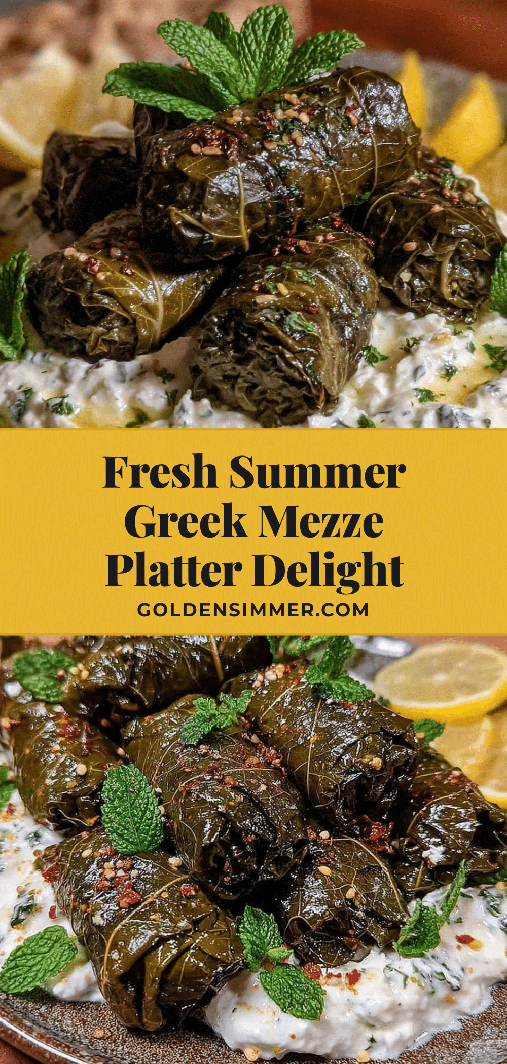 fresh greek mezze platter recipe