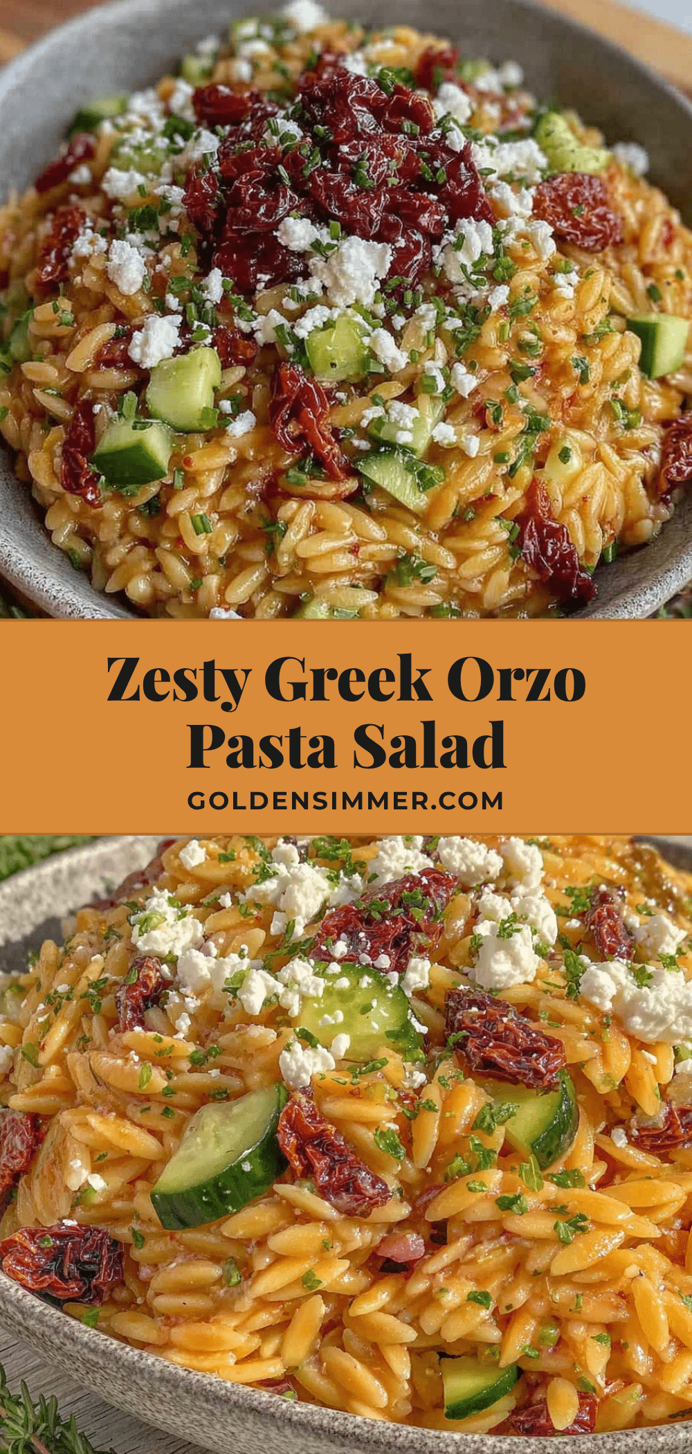 fresh greek orzo pasta salad recipe