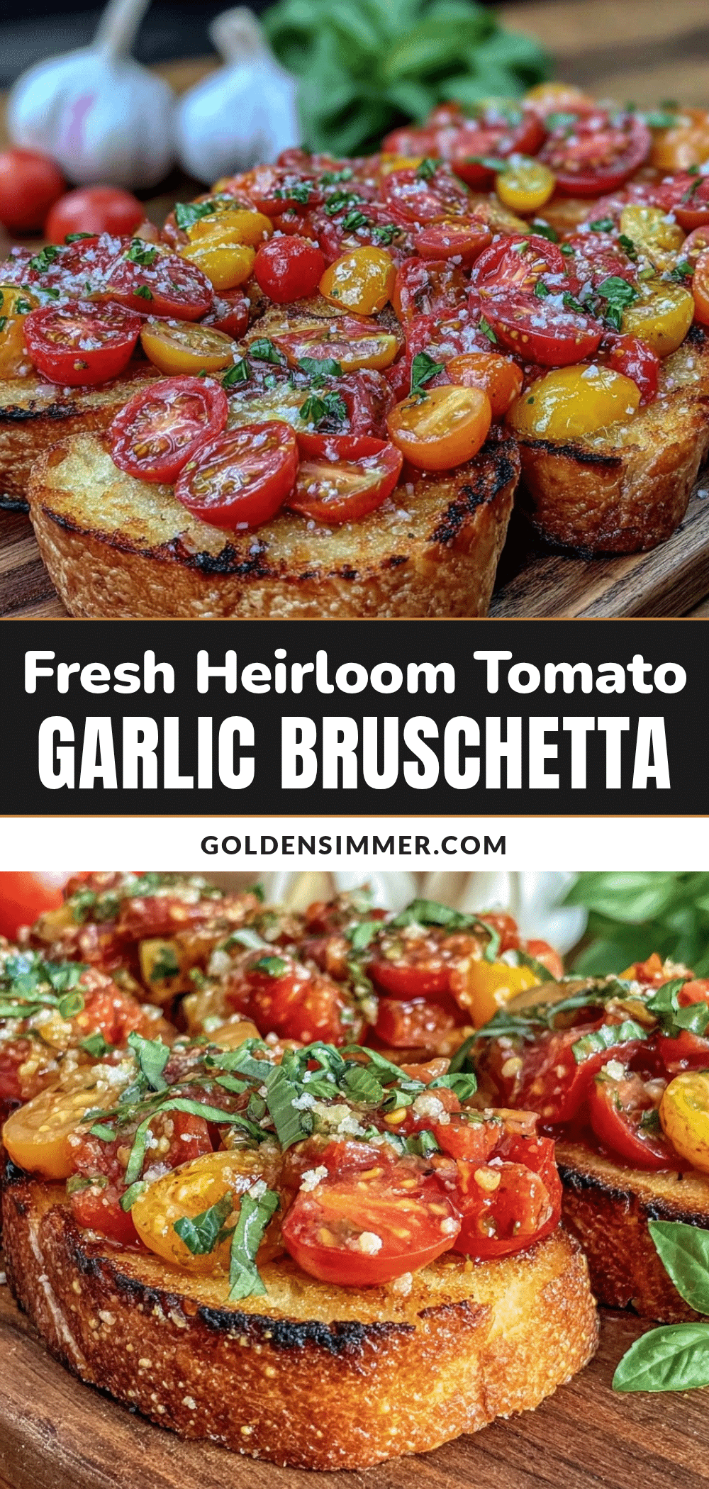 fresh heirloom tomato bruschetta recipe
