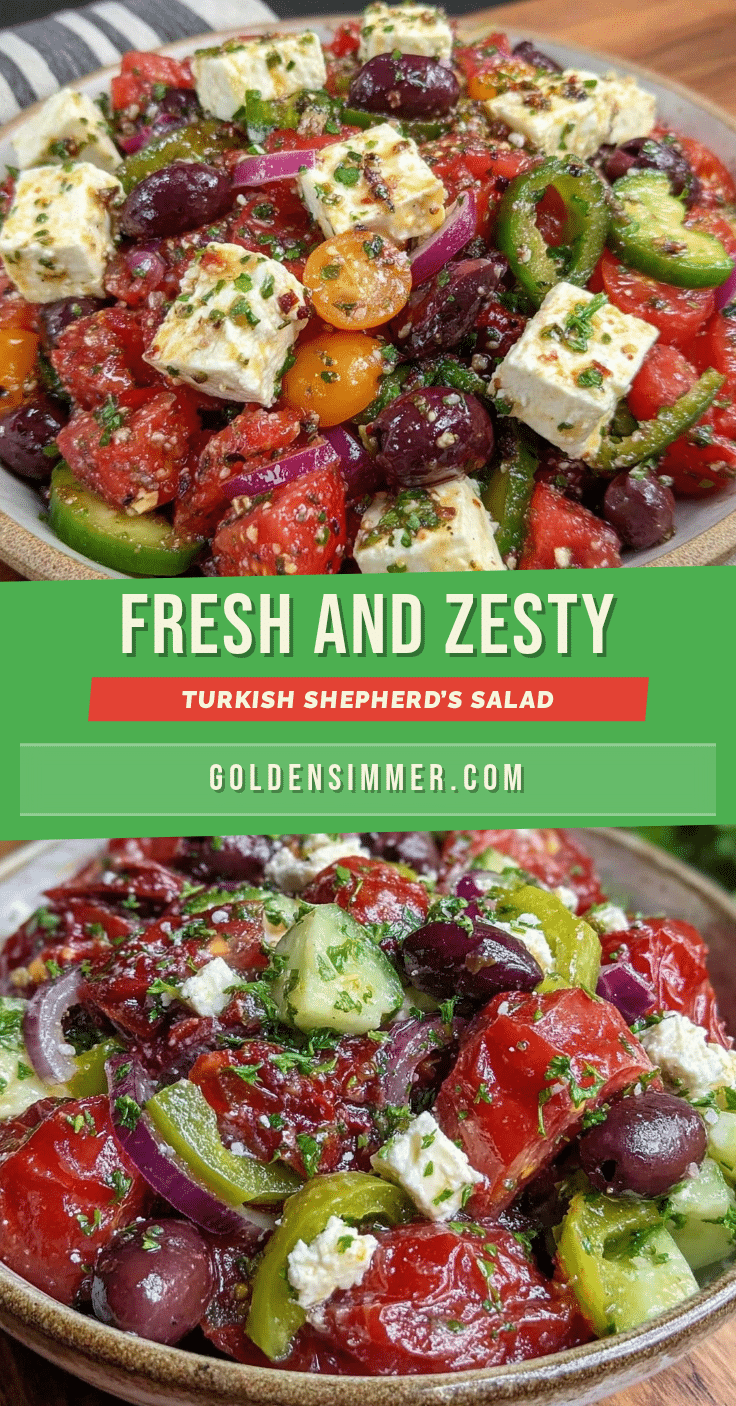 Fresh Turkish Shepherd’s Salad recipe