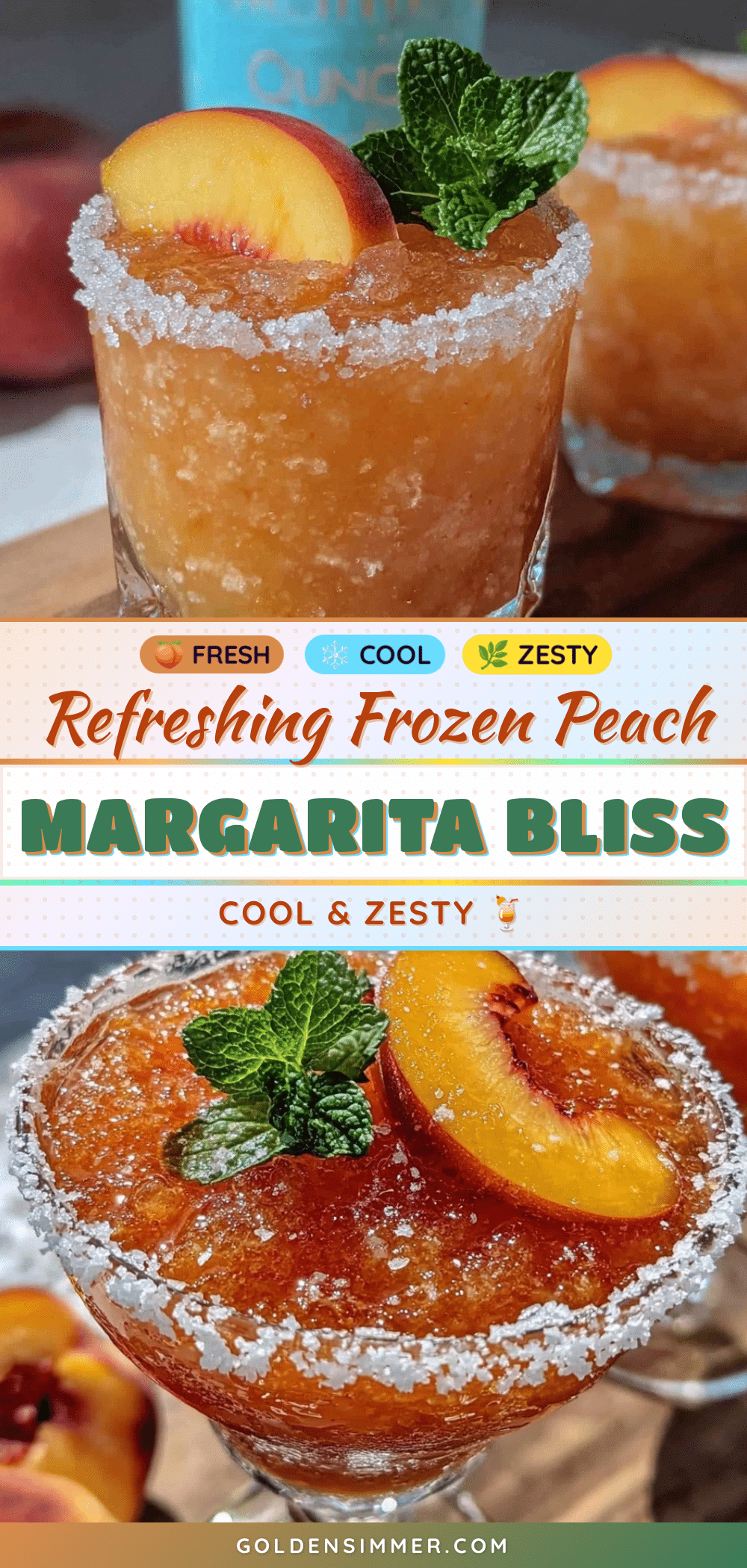 frozen peach margarita recipe