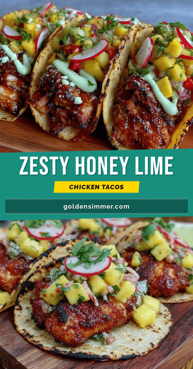 honey lime chicken tacos recipe