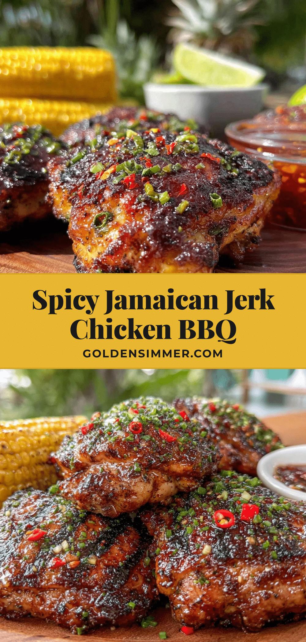Jamaican jerk chicken BBQ recipe recipe