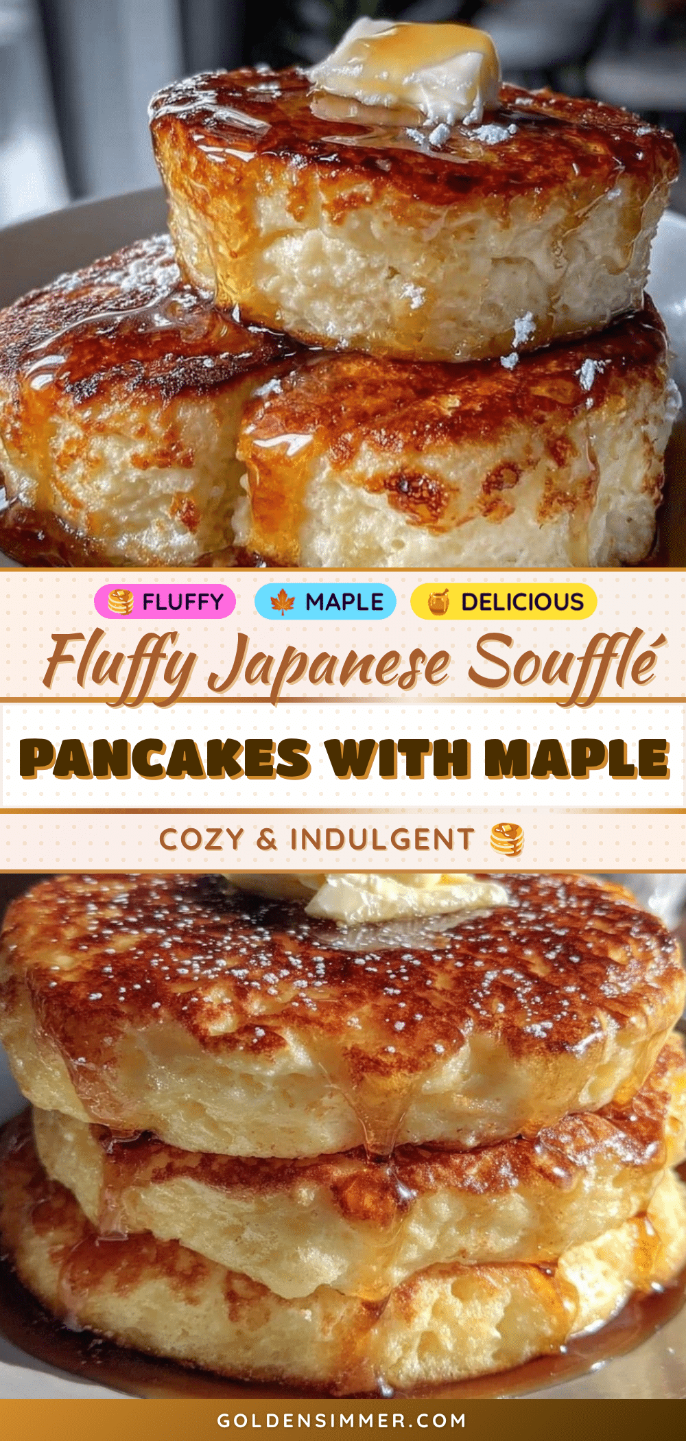 Japanese soufflé pancakes recipe