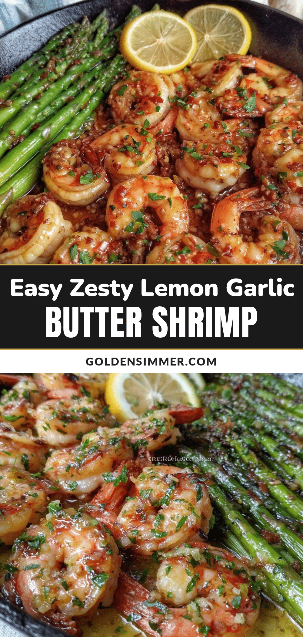 lemon garlic butter shrimp and asparagus recipe