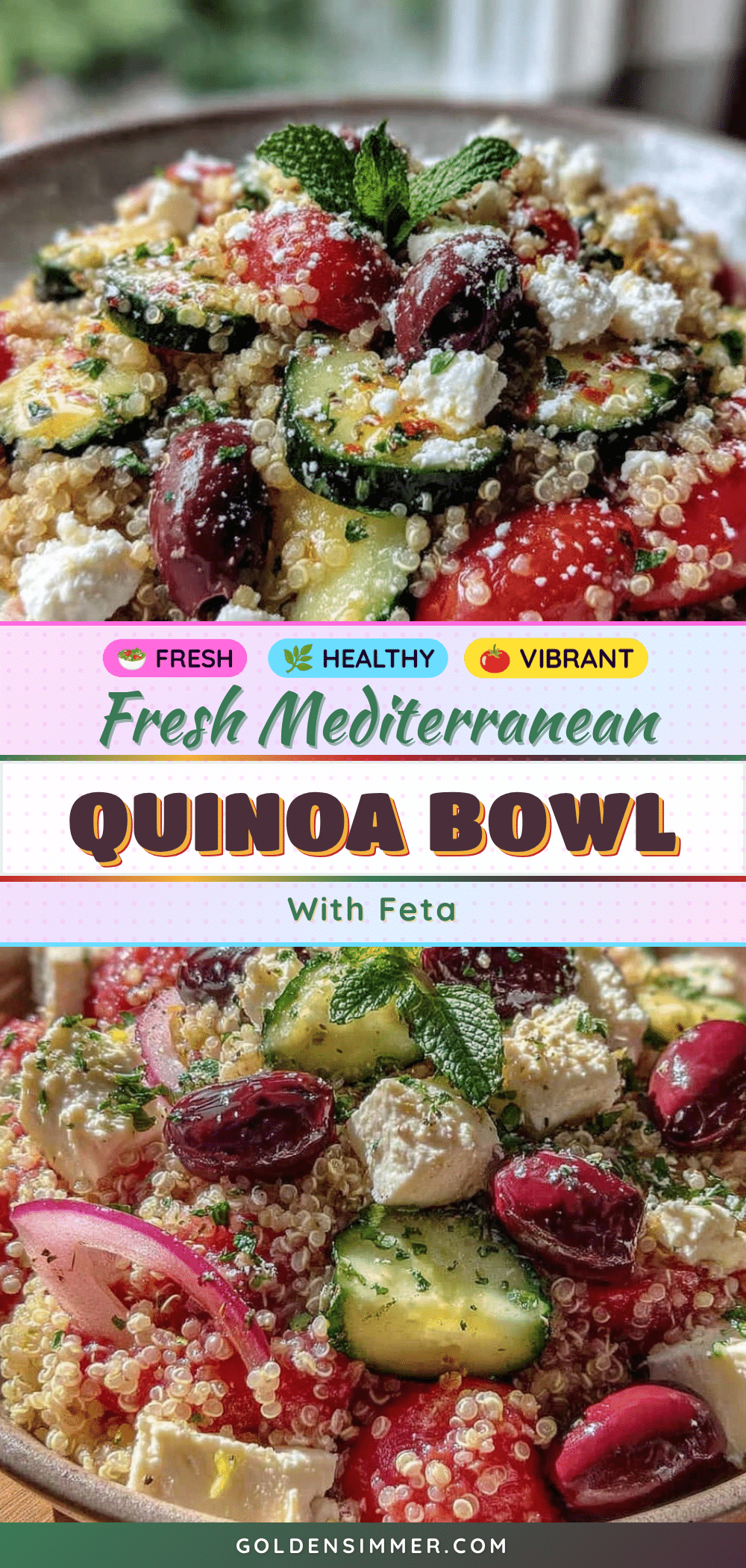 Mediterranean Quinoa Bowl recipe