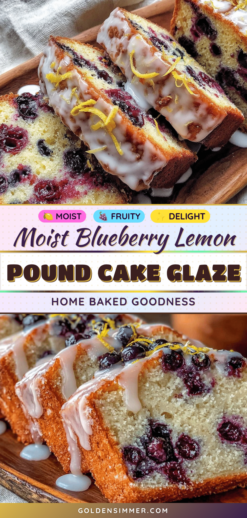 moist blueberry lemon pound cake recipe
